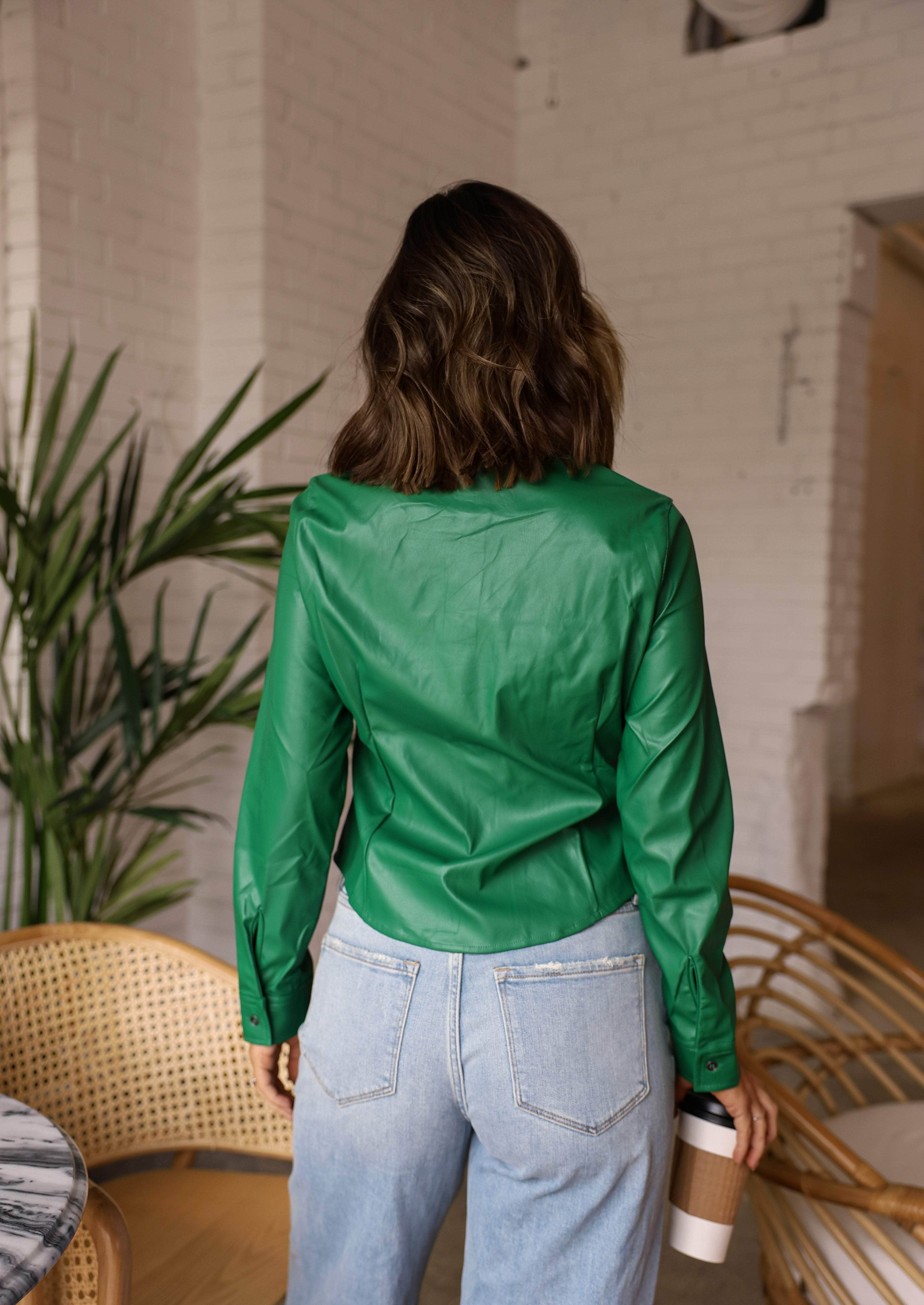 Sleek Button Down Top - Image 3