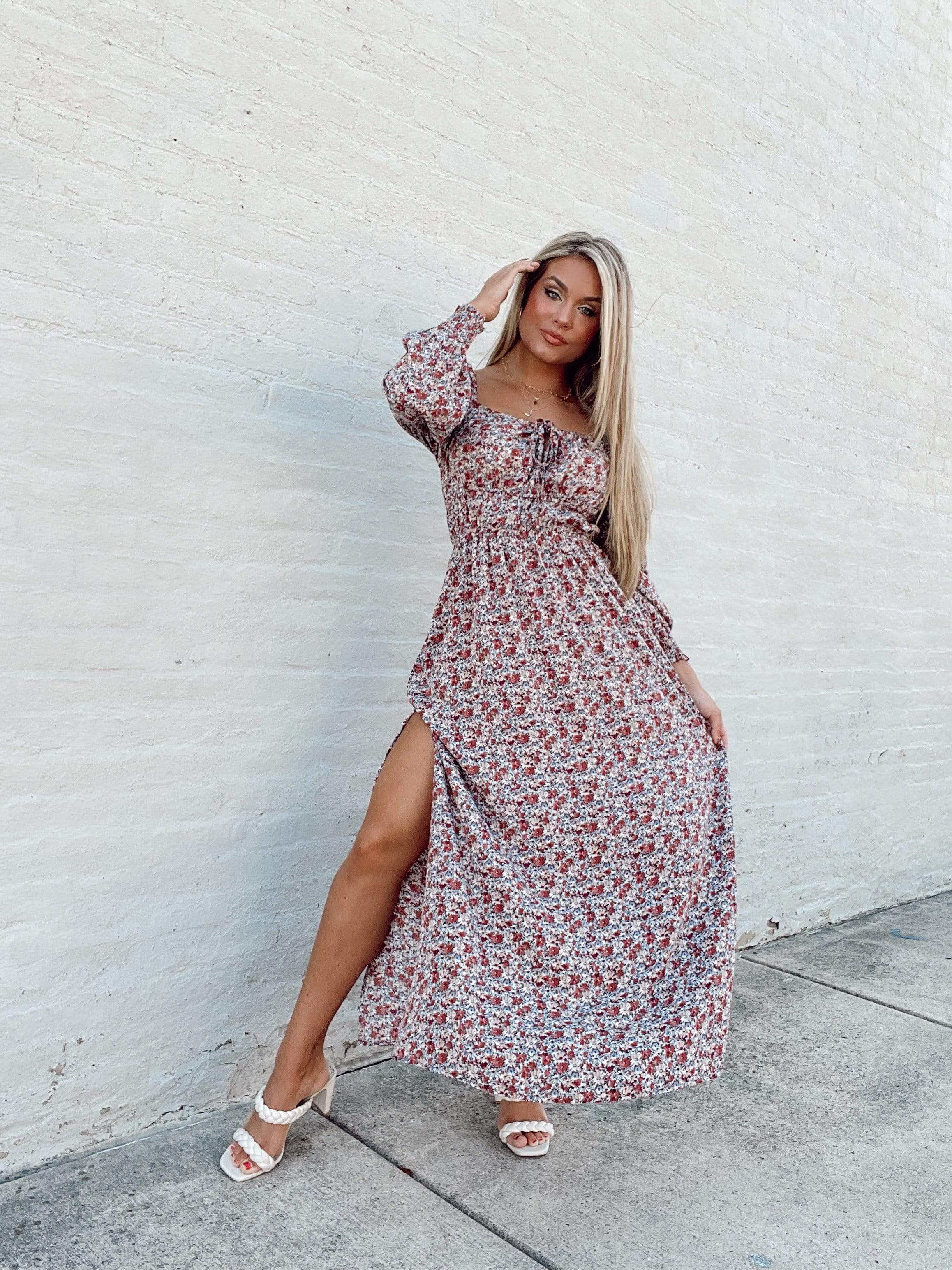 For What It's Worth Floral Maxi Dress - Image 3