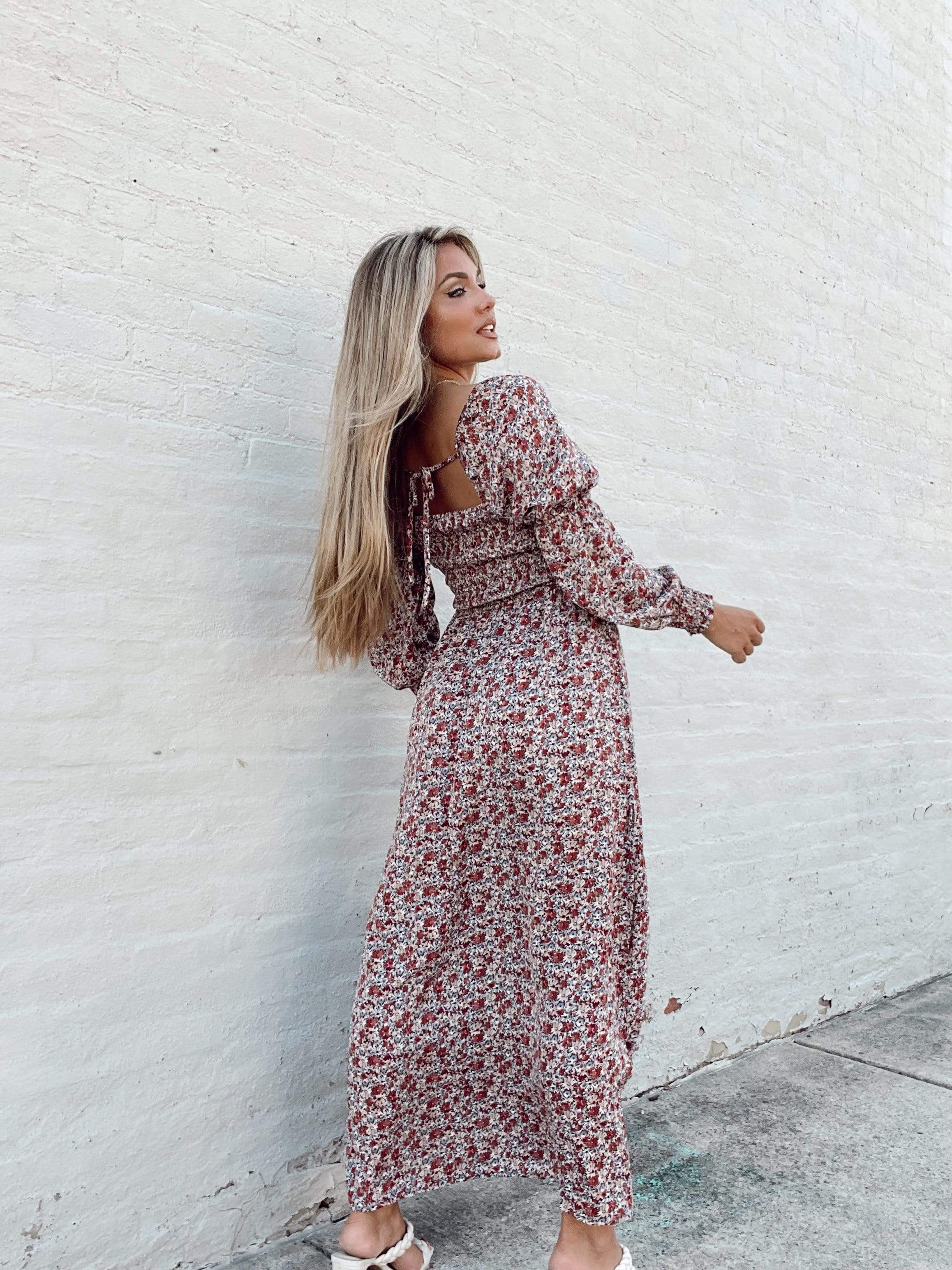 For What It's Worth Floral Maxi Dress - Image 5