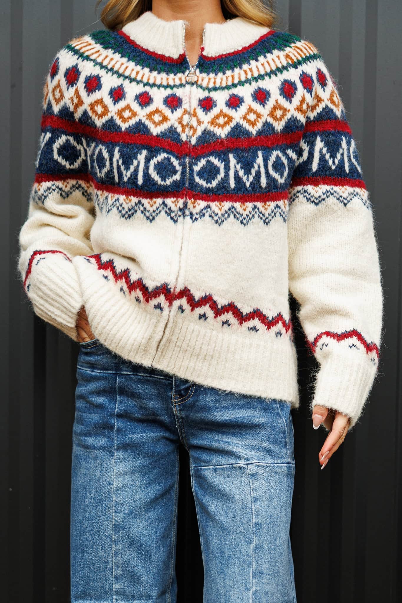 Alpine Lodge Sweater Jacket - Image 2