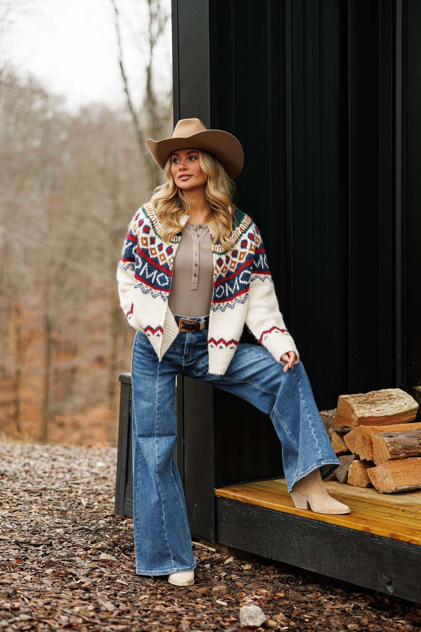 Alpine Lodge Sweater Jacket - Image 3