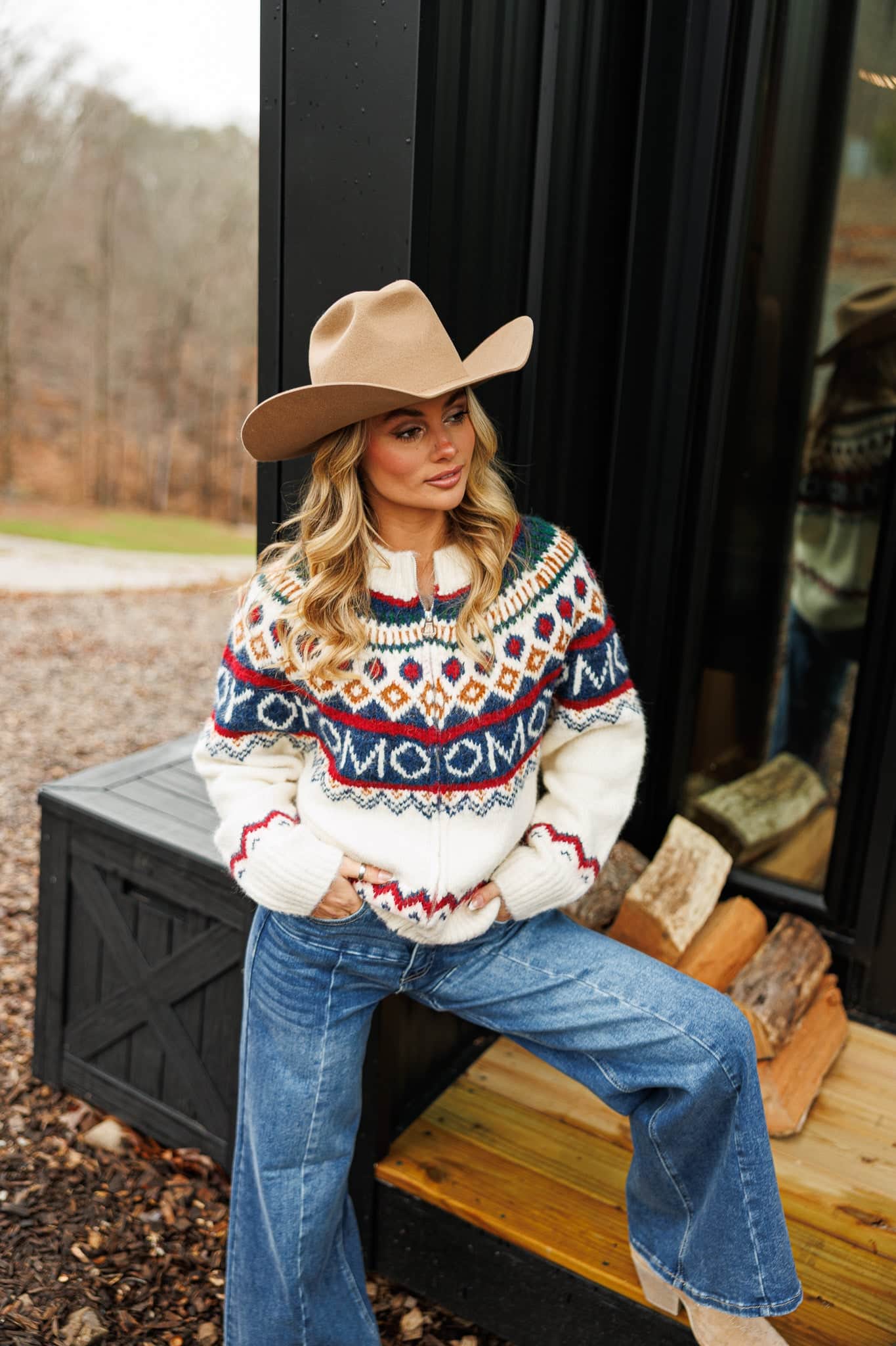 Alpine Lodge Sweater Jacket - Image 5