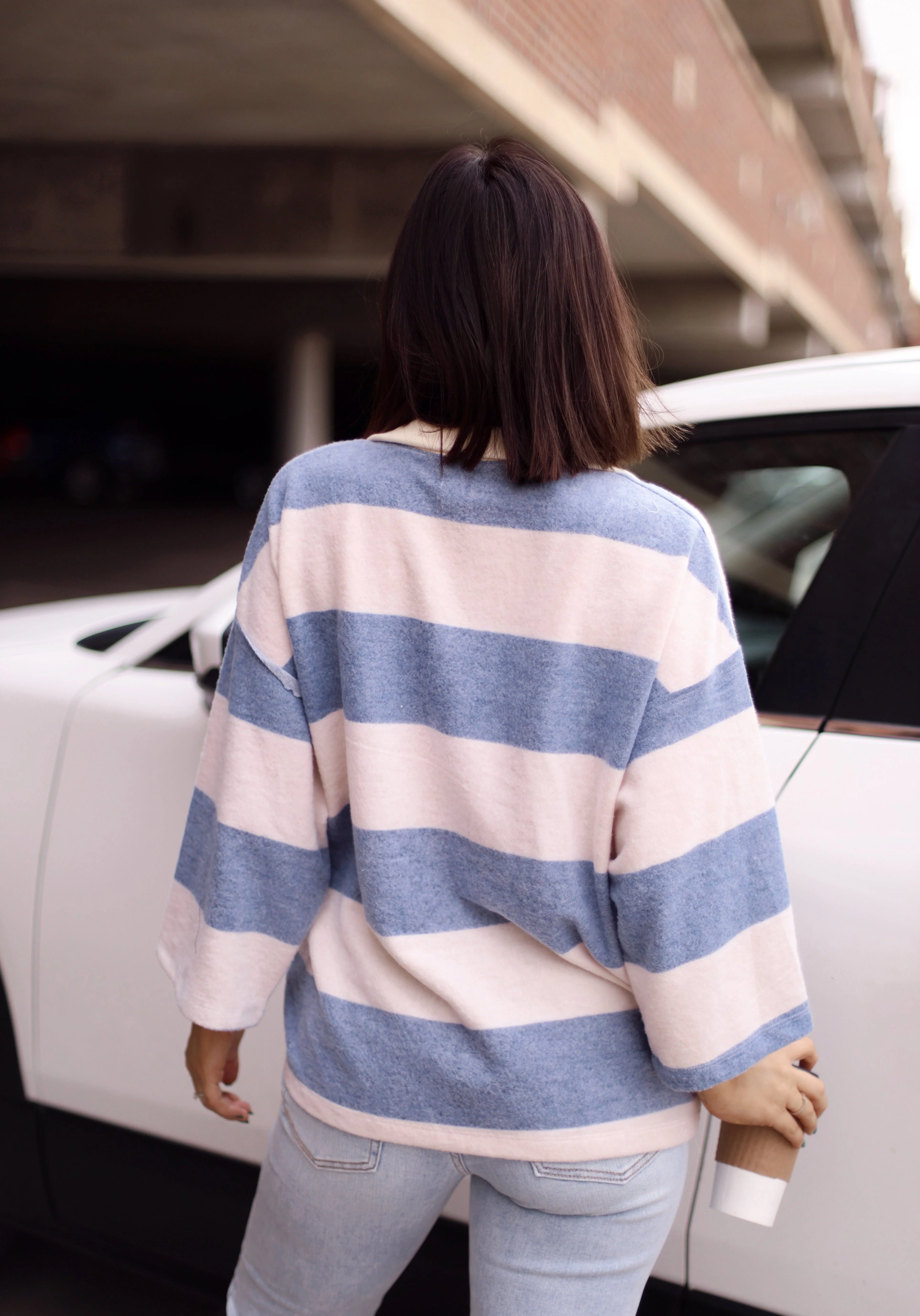 Anytime Striped Pullover - Image 3
