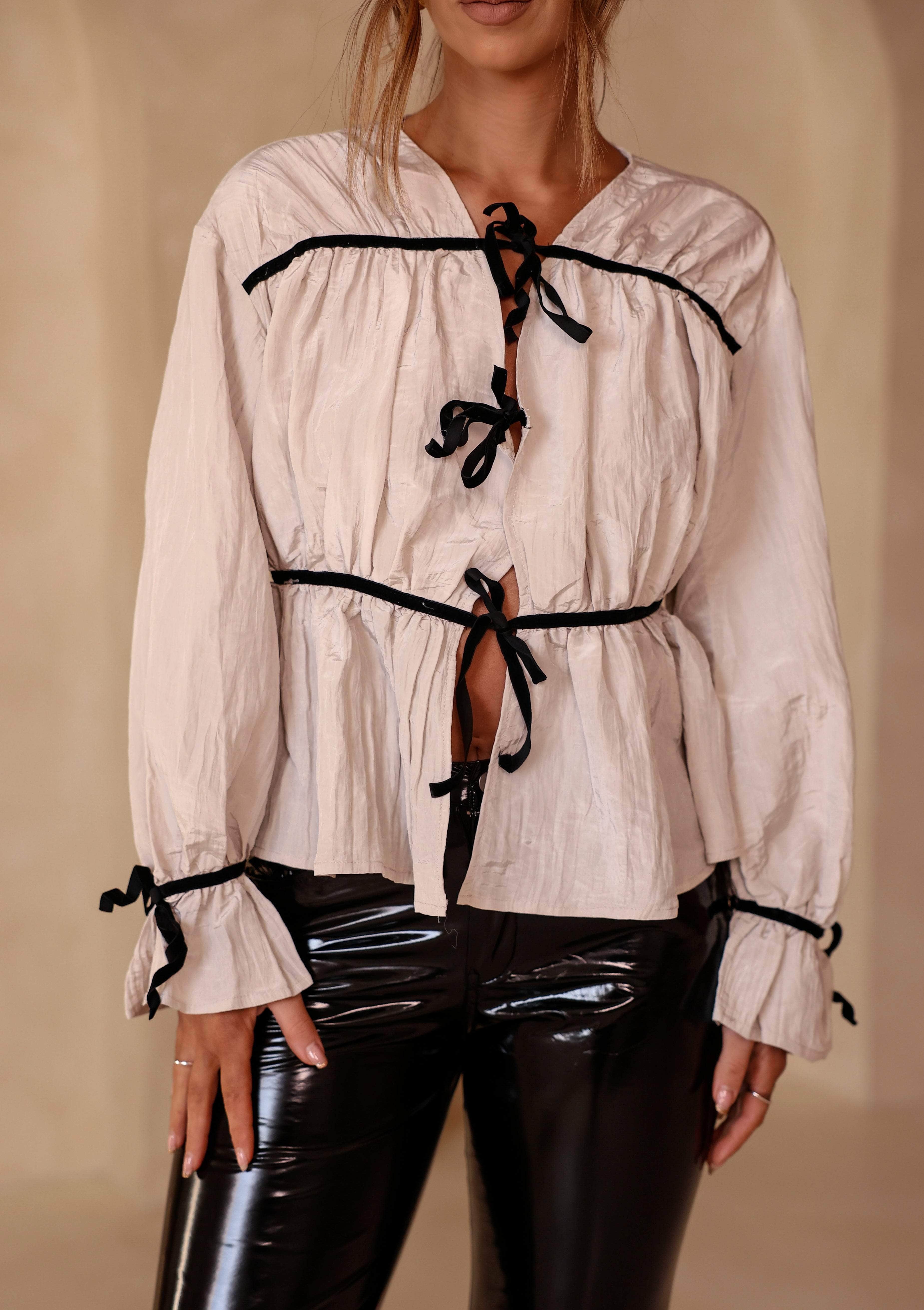 Blair Bow Tie Blouse - Image 2