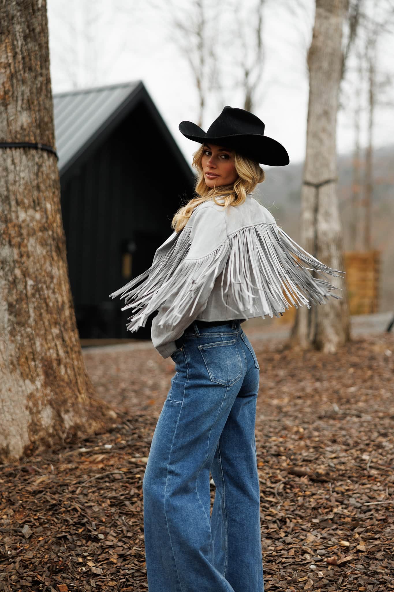 Boho Soul Faux Suede Jacket - Image 2