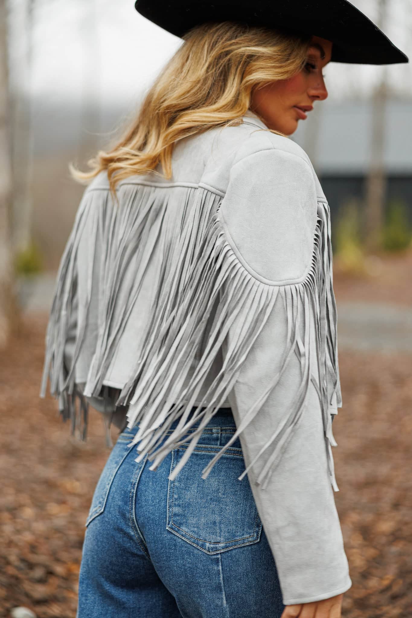 Boho Soul Faux Suede Jacket - Image 3