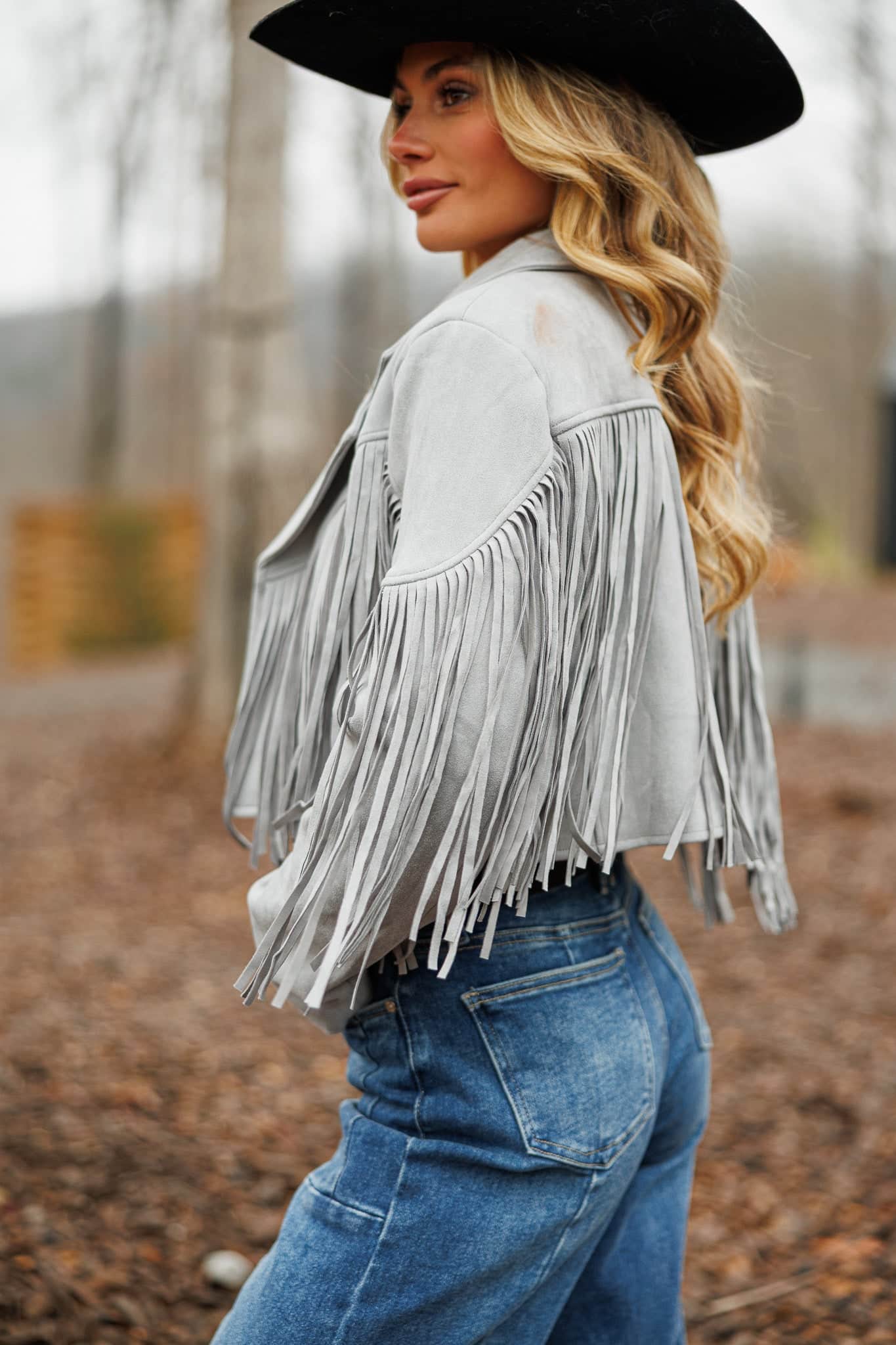 Boho Soul Faux Suede Jacket - Image 5