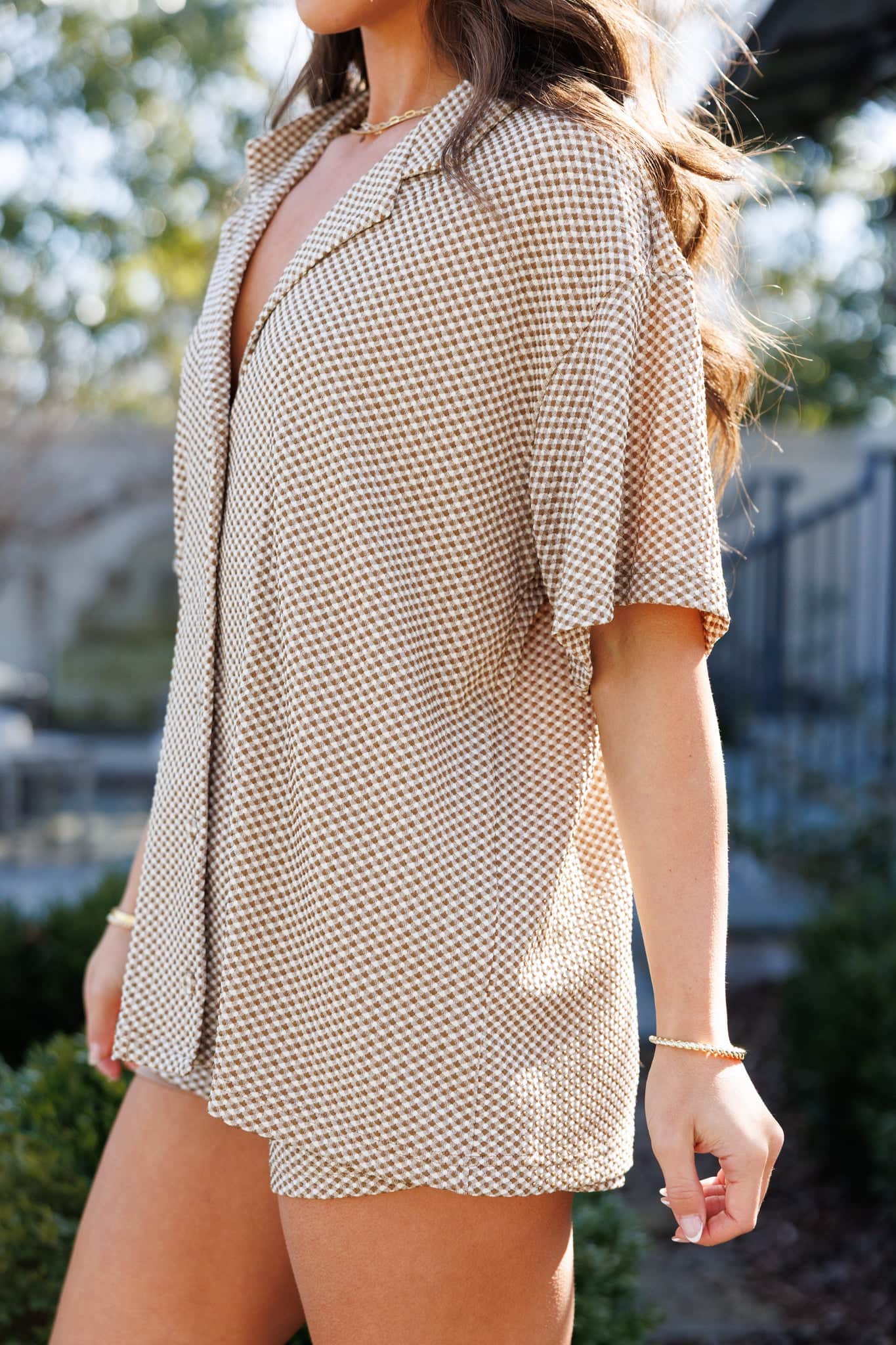 Carefree Check Top - Image 5