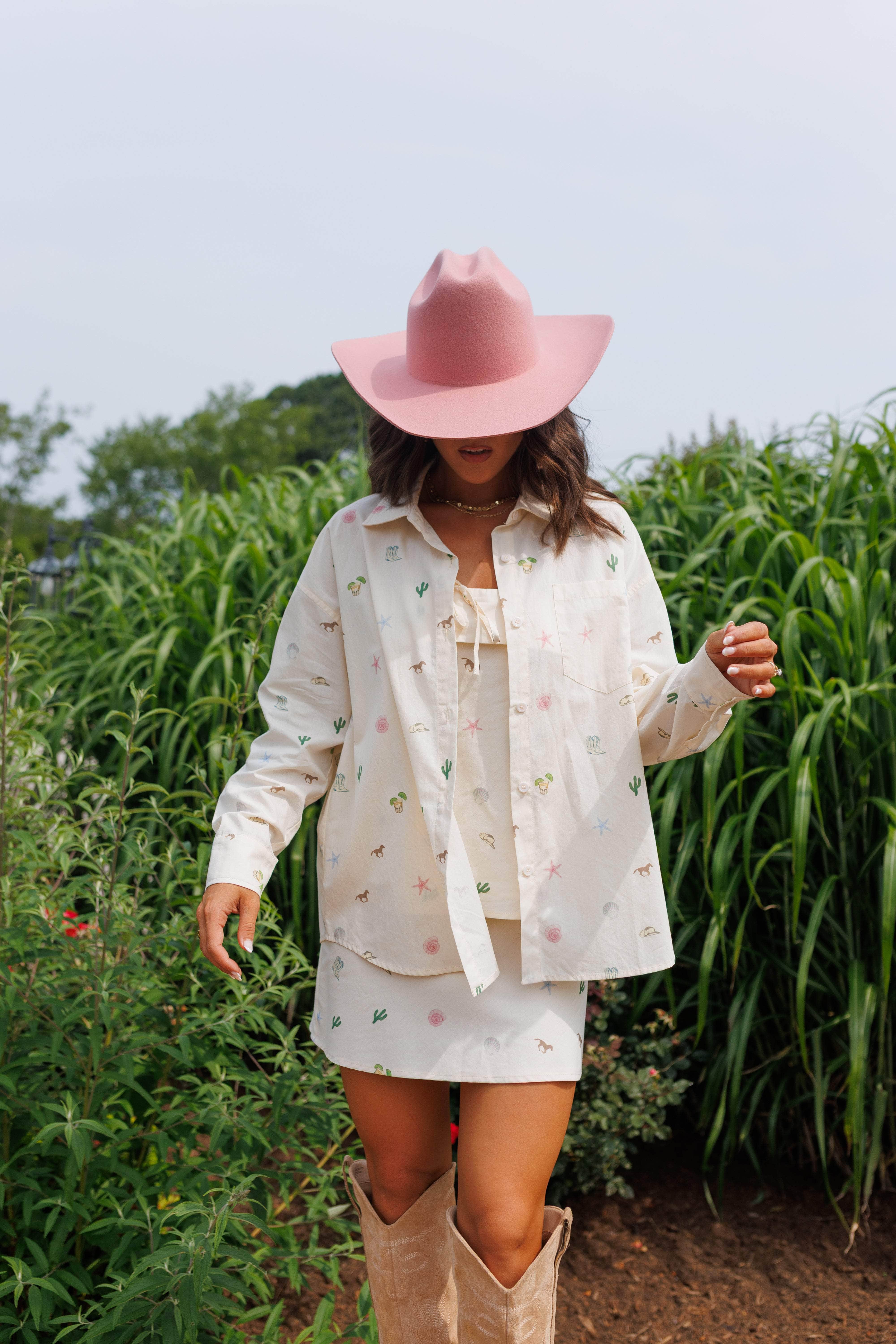 Coastal Cowgirl Oversized Shirt - Image 4