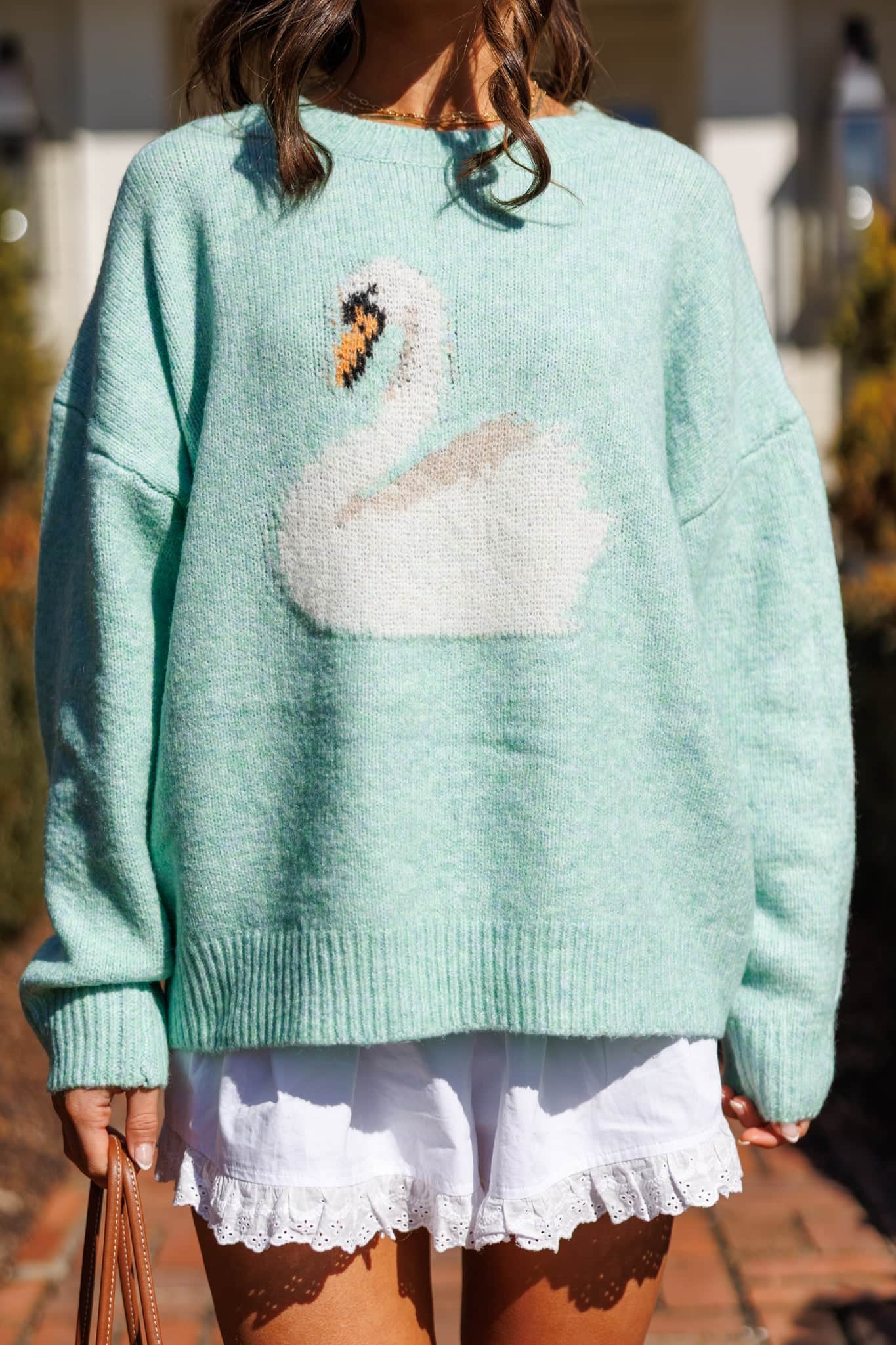 Cottage Swan Sweater - Image 2