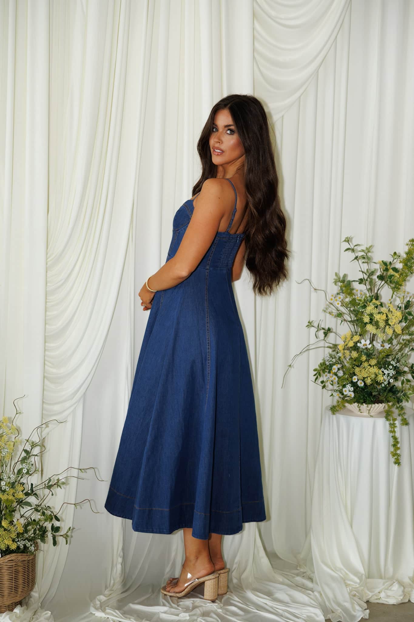 Denim Debut Dress - Image 3