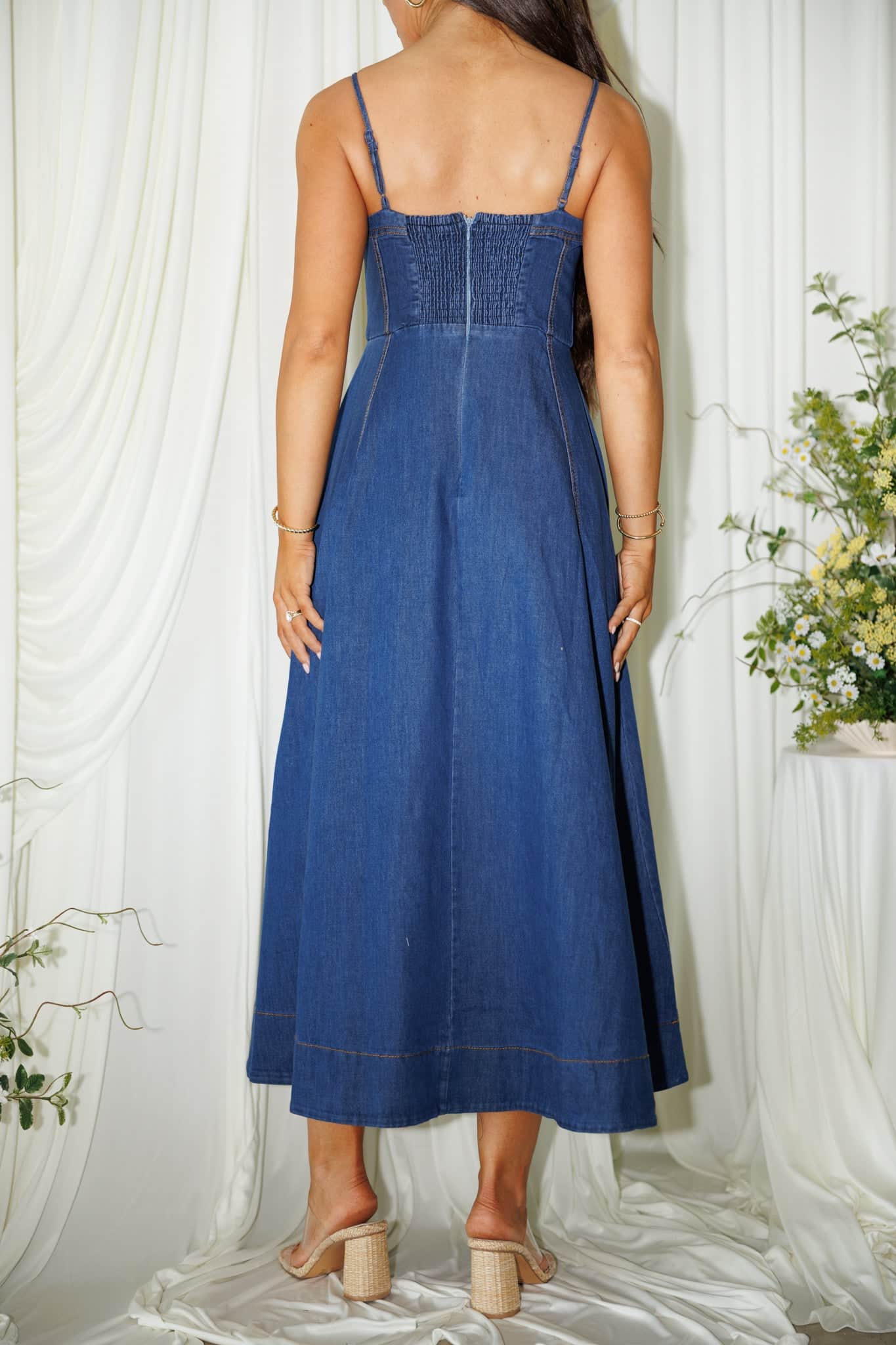 Denim Debut Dress - Image 4
