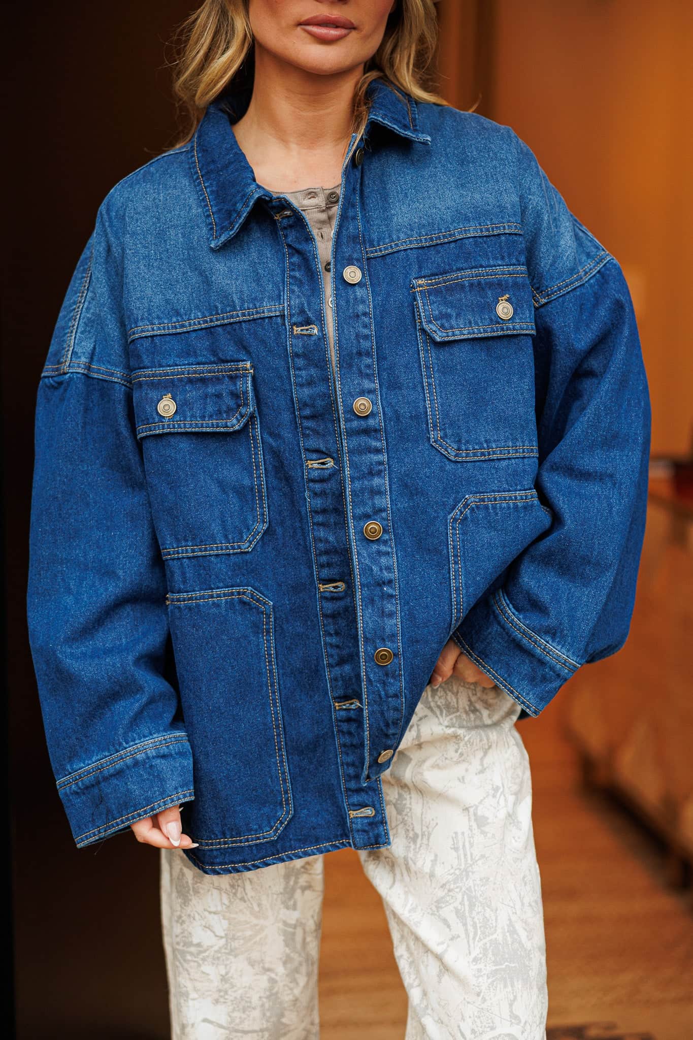 Denim Defined Jacket - Image 4