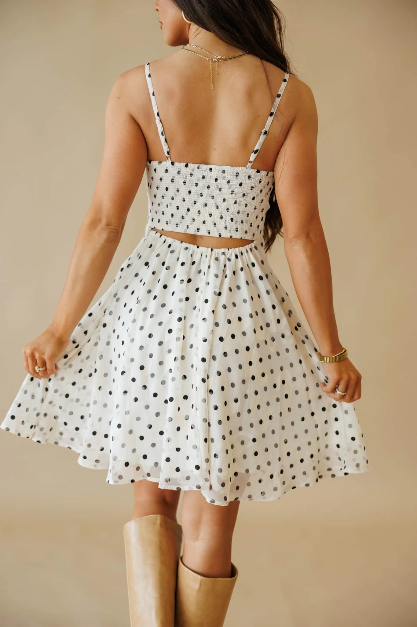 Dotted Darling Mini Dress - Image 2