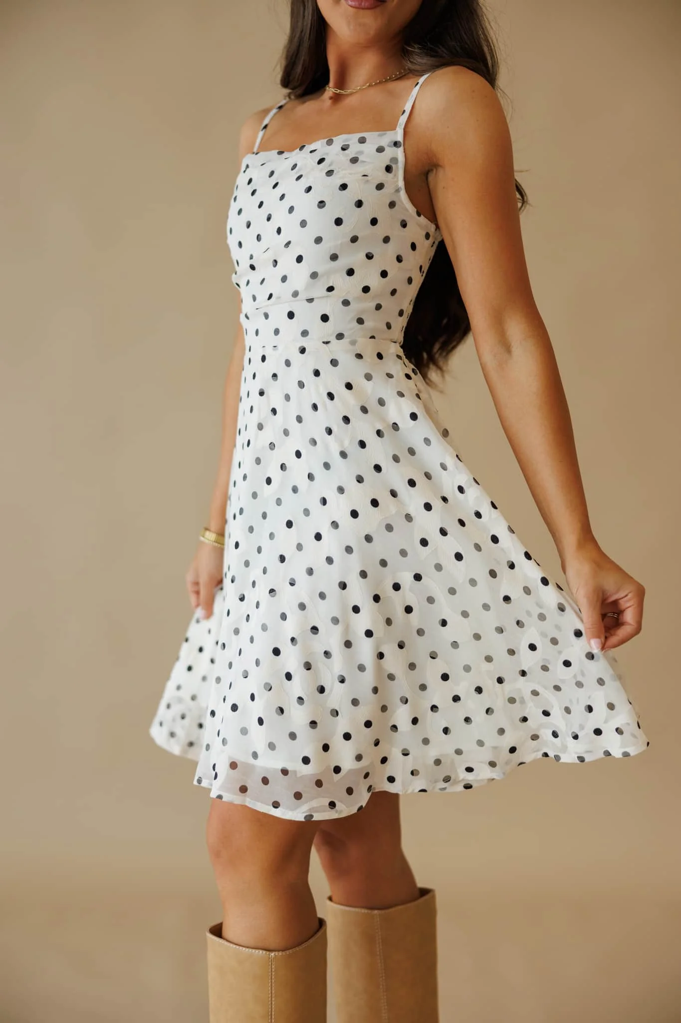 Dotted Darling Mini Dress - Image 4