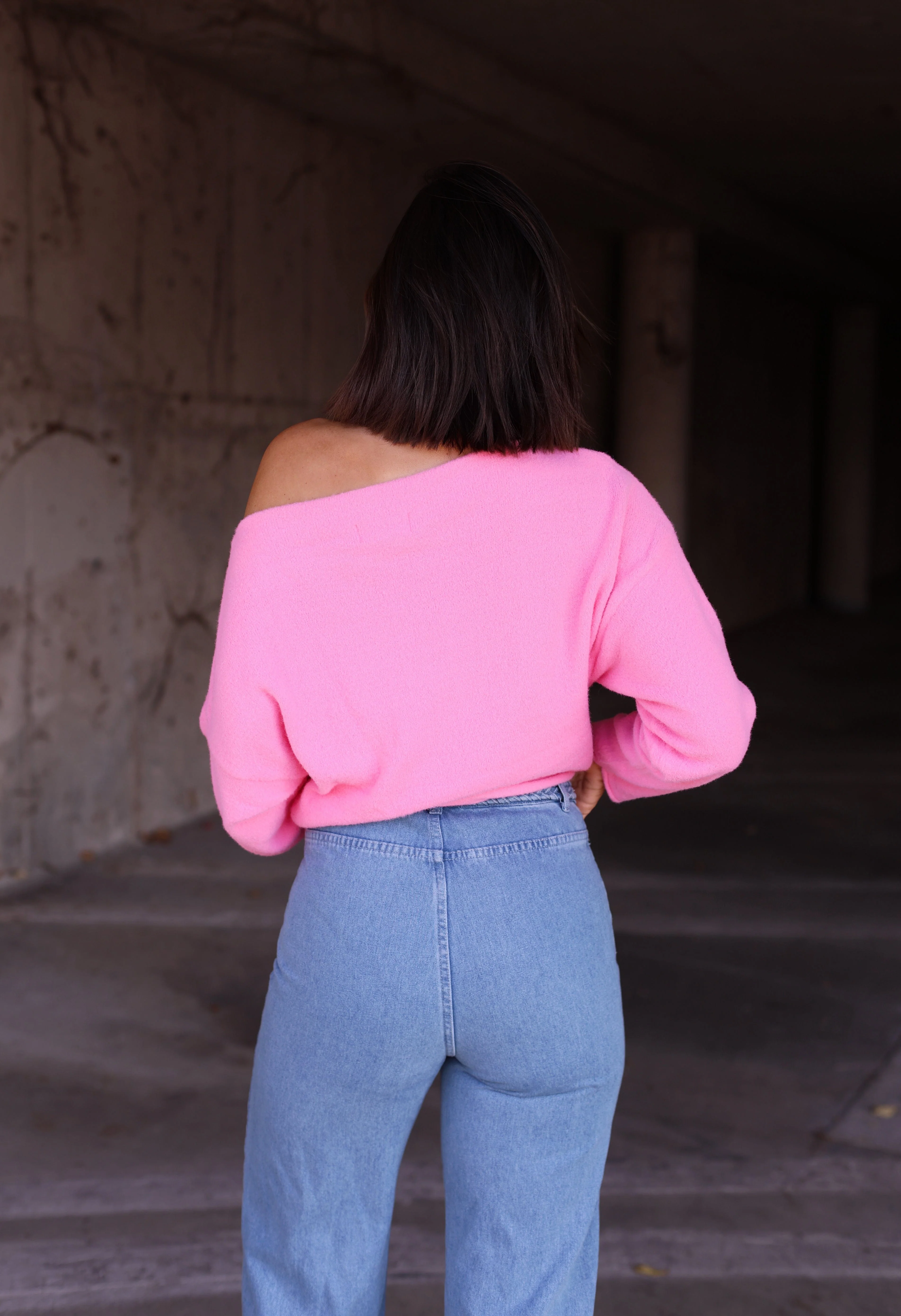 Drop Shoulder Pullover Sweater - Image 12