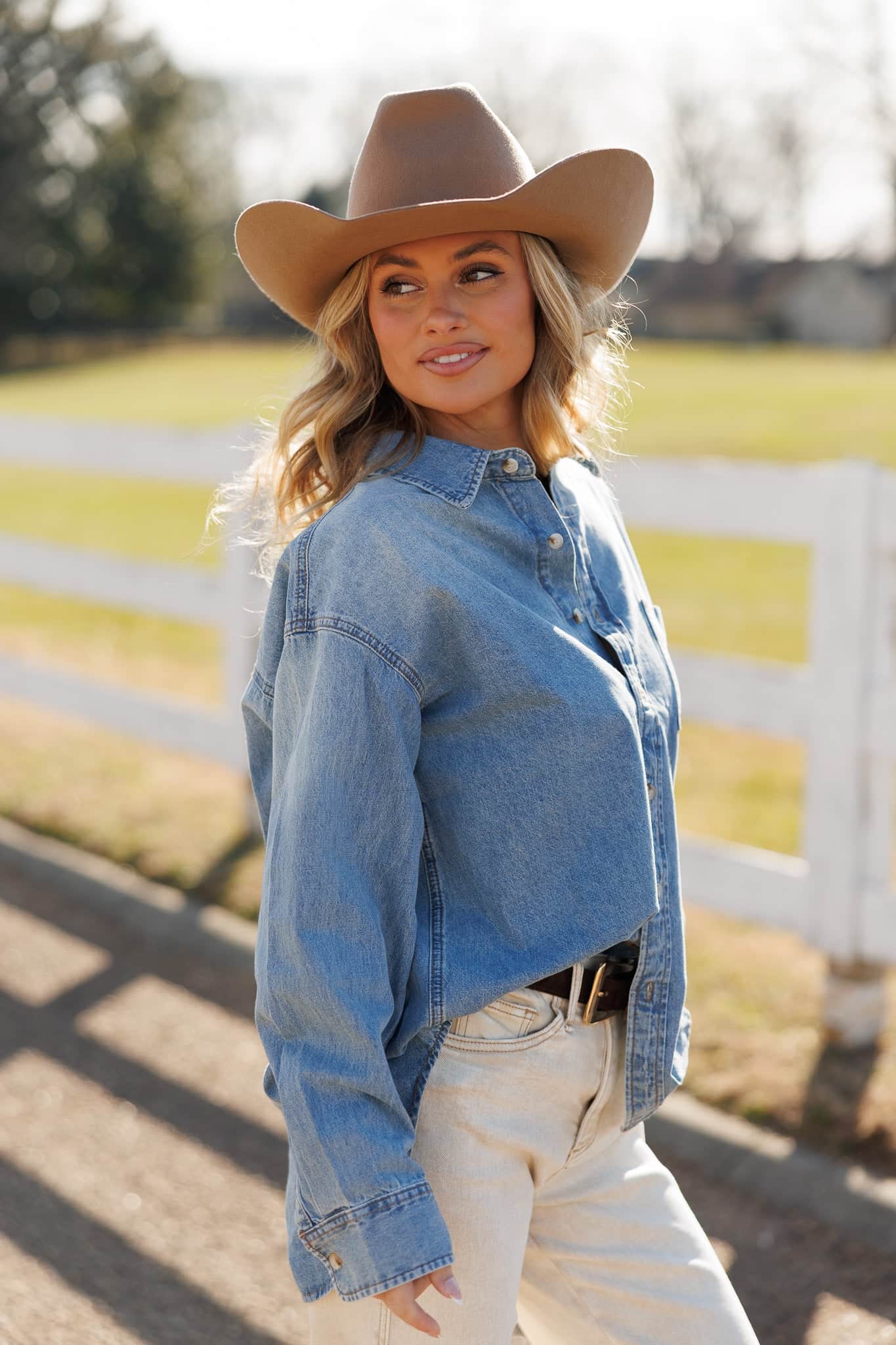 Everyday Denim Shacket - Image 4