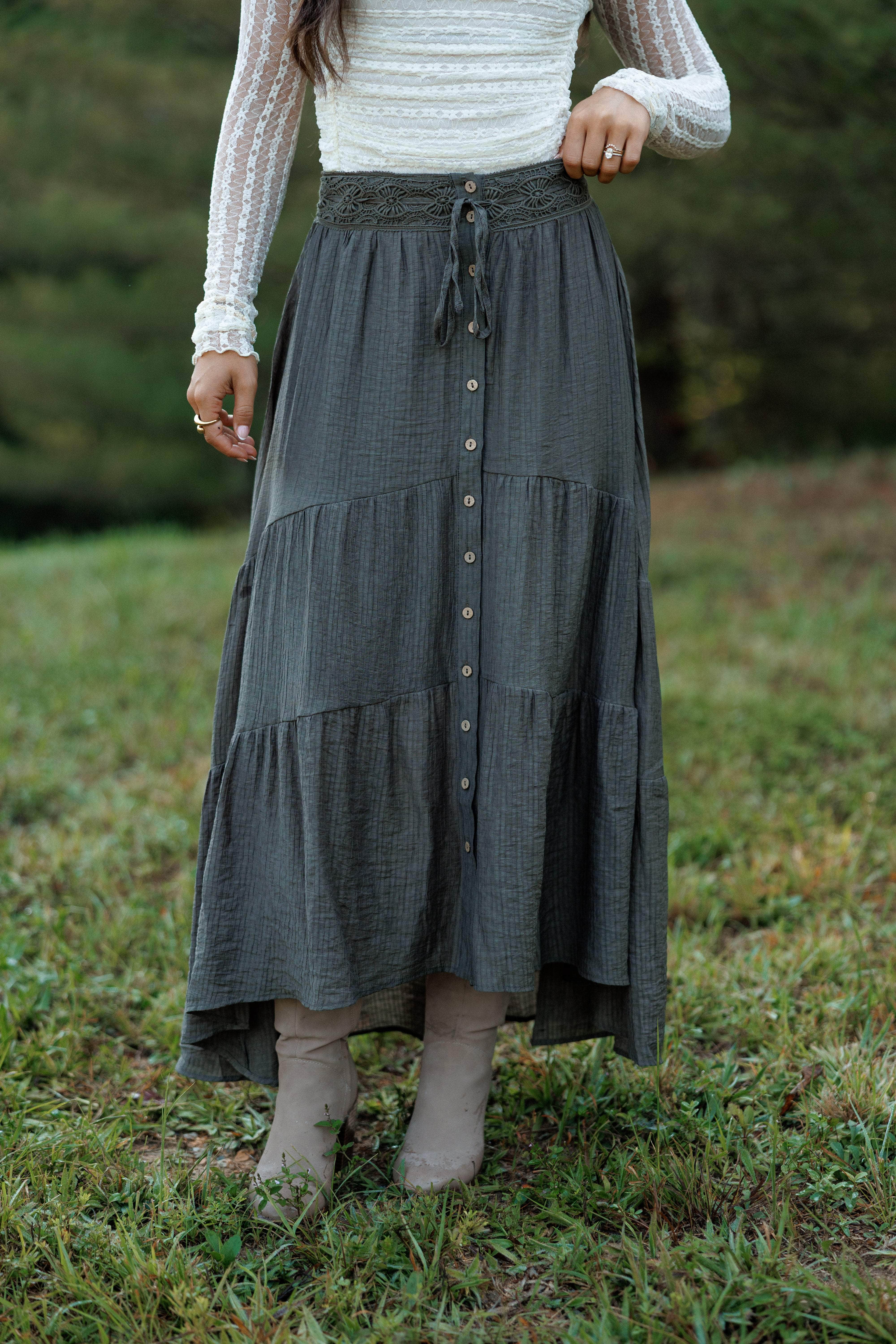 Falling Grace Maxi Skirt - Image 2