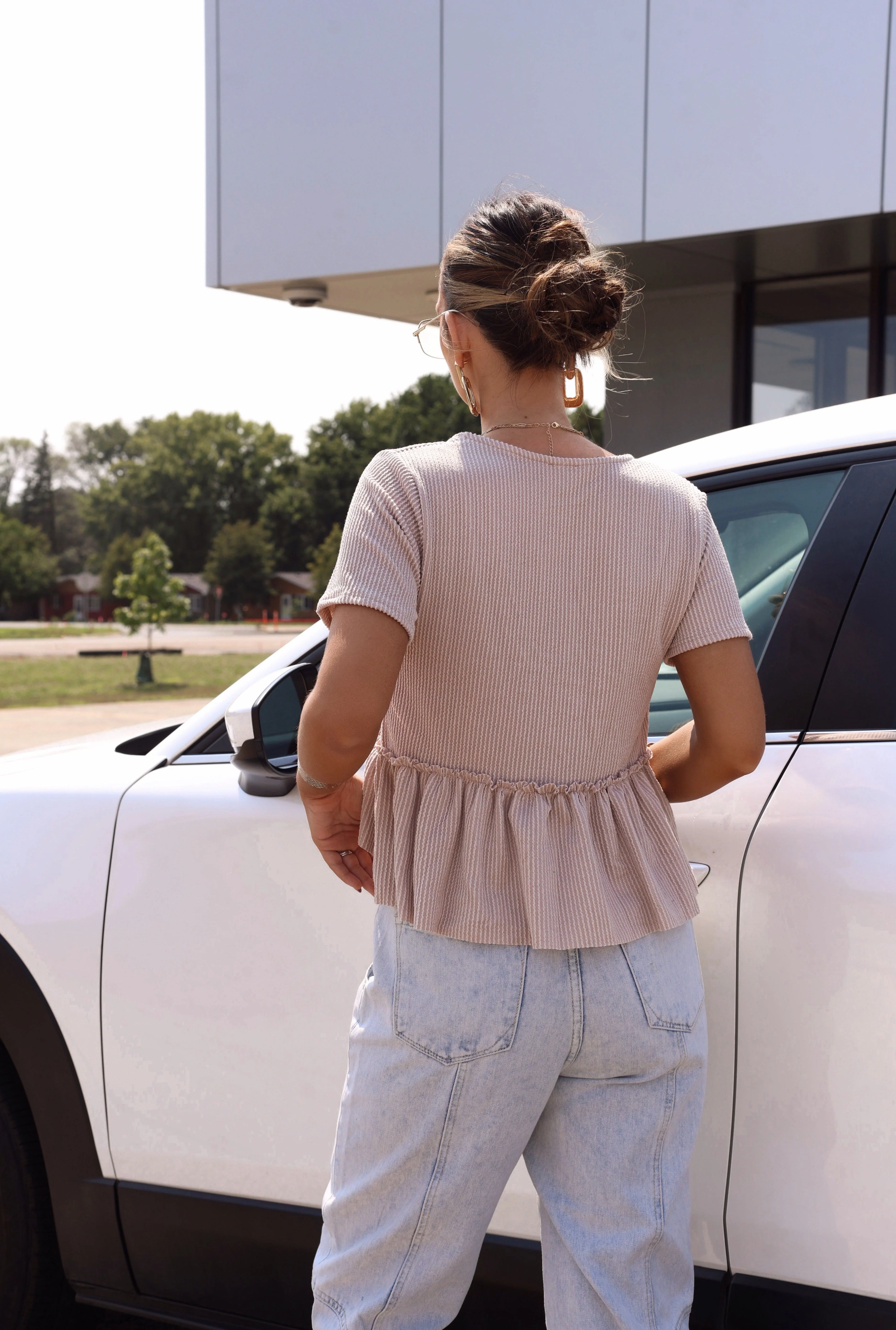Flirty Fall Bow Top - Image 6