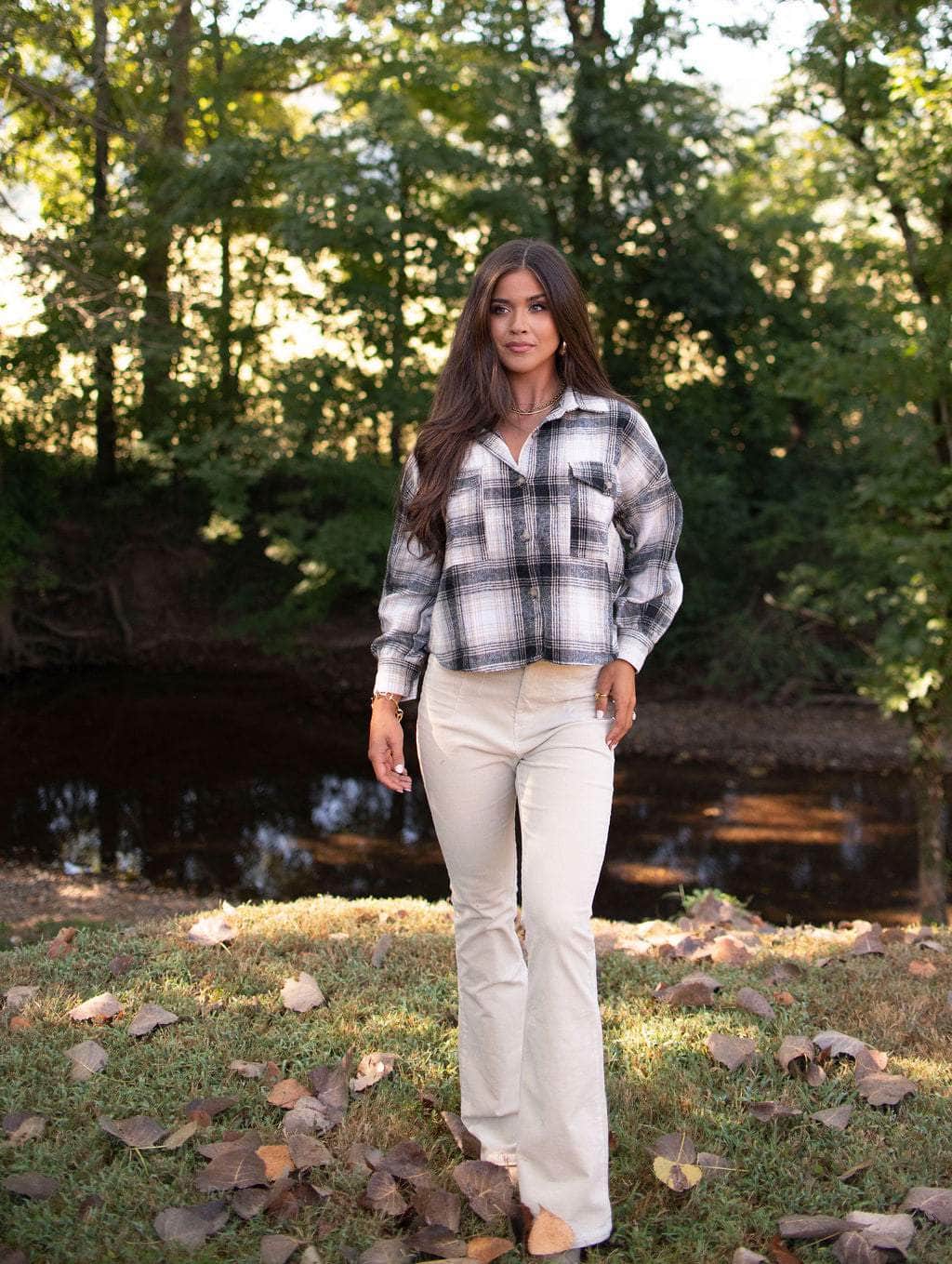 Fringe Lane Plaid Shacket - Image 4