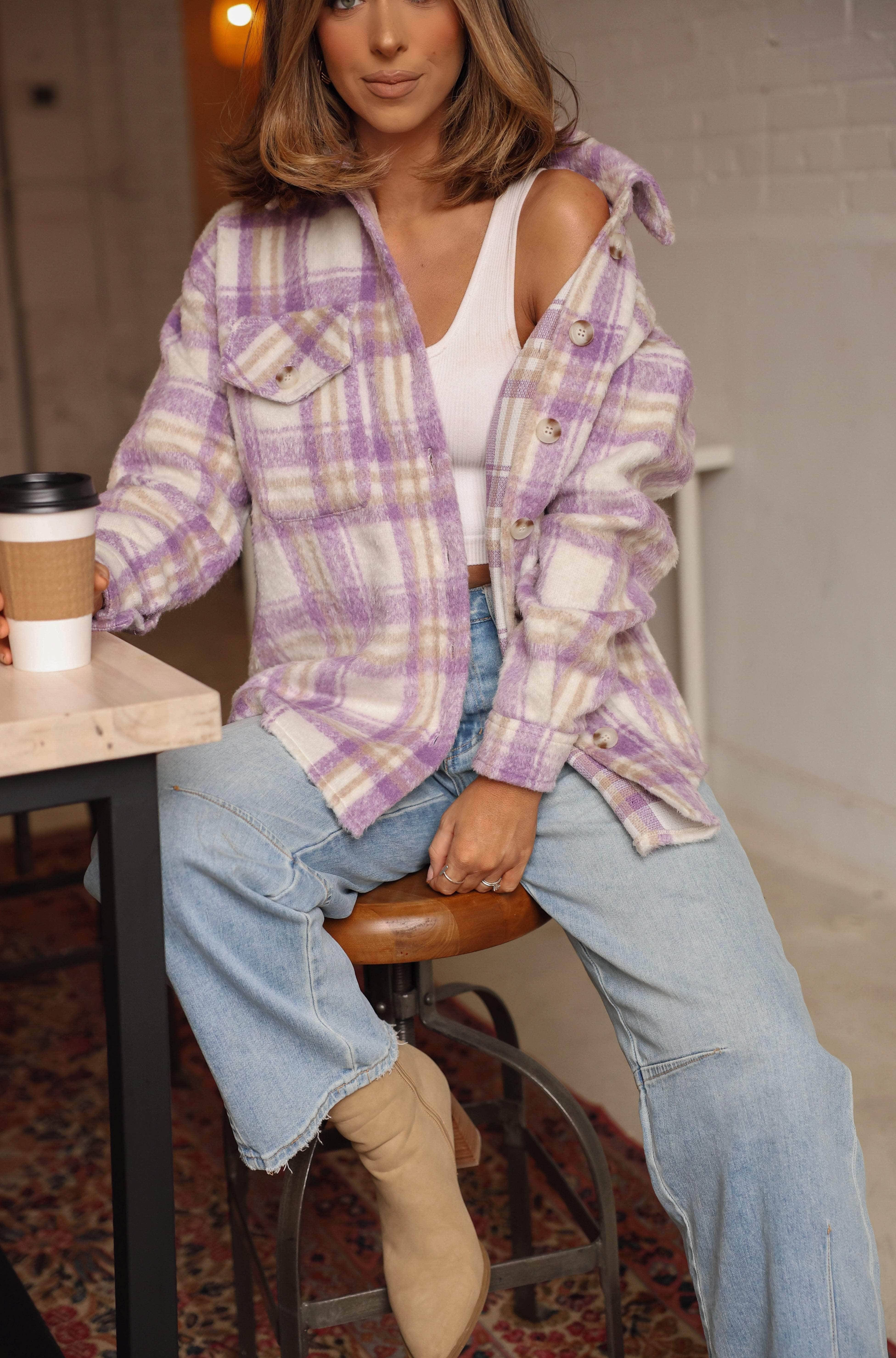 Frost Flair Plaid Jacket - Image 6
