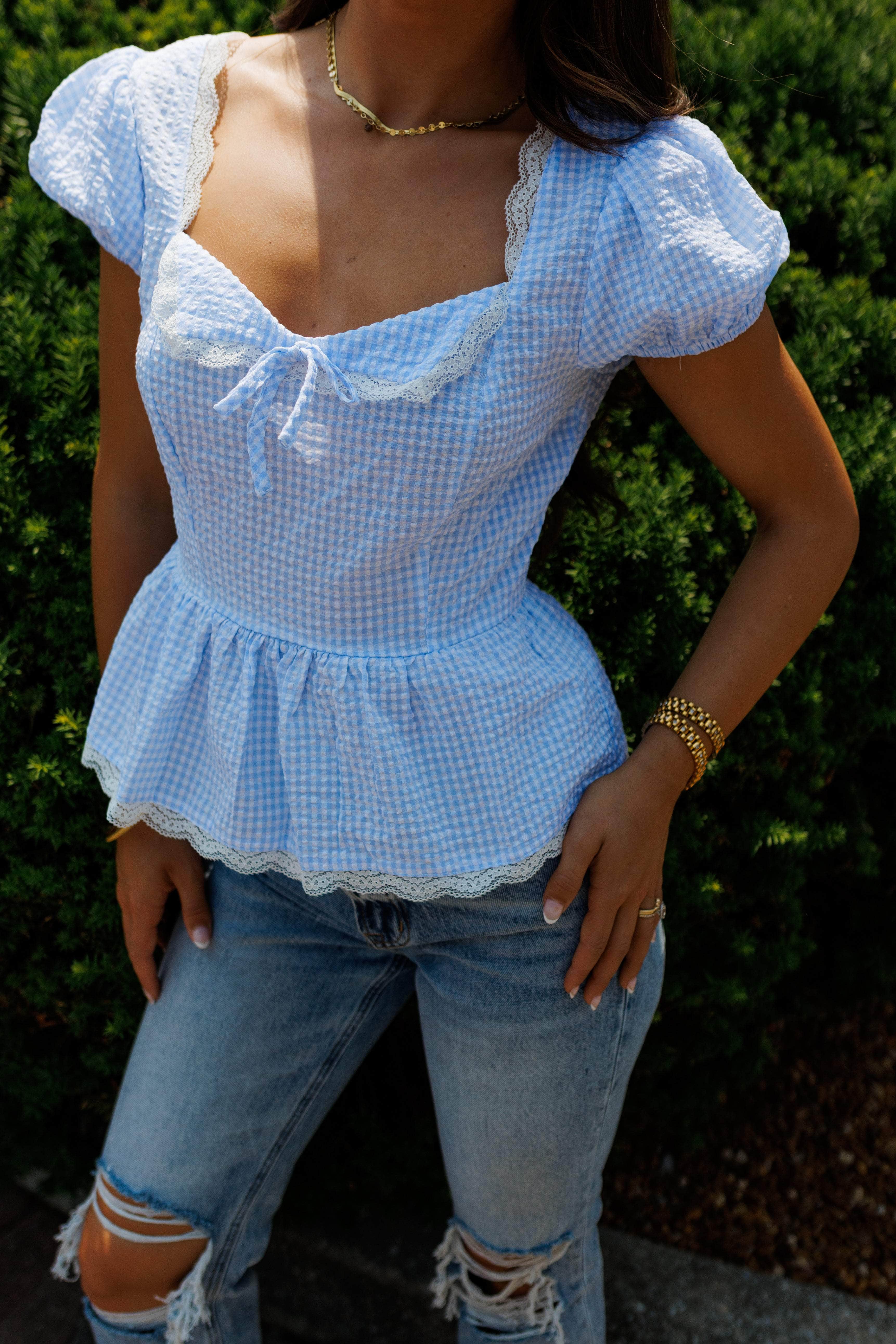 Gingham Grace Top - Image 2