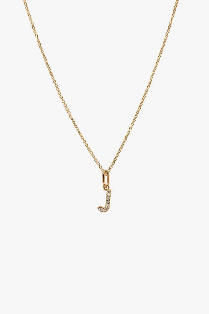 Gold Letter Necklace - Image 9