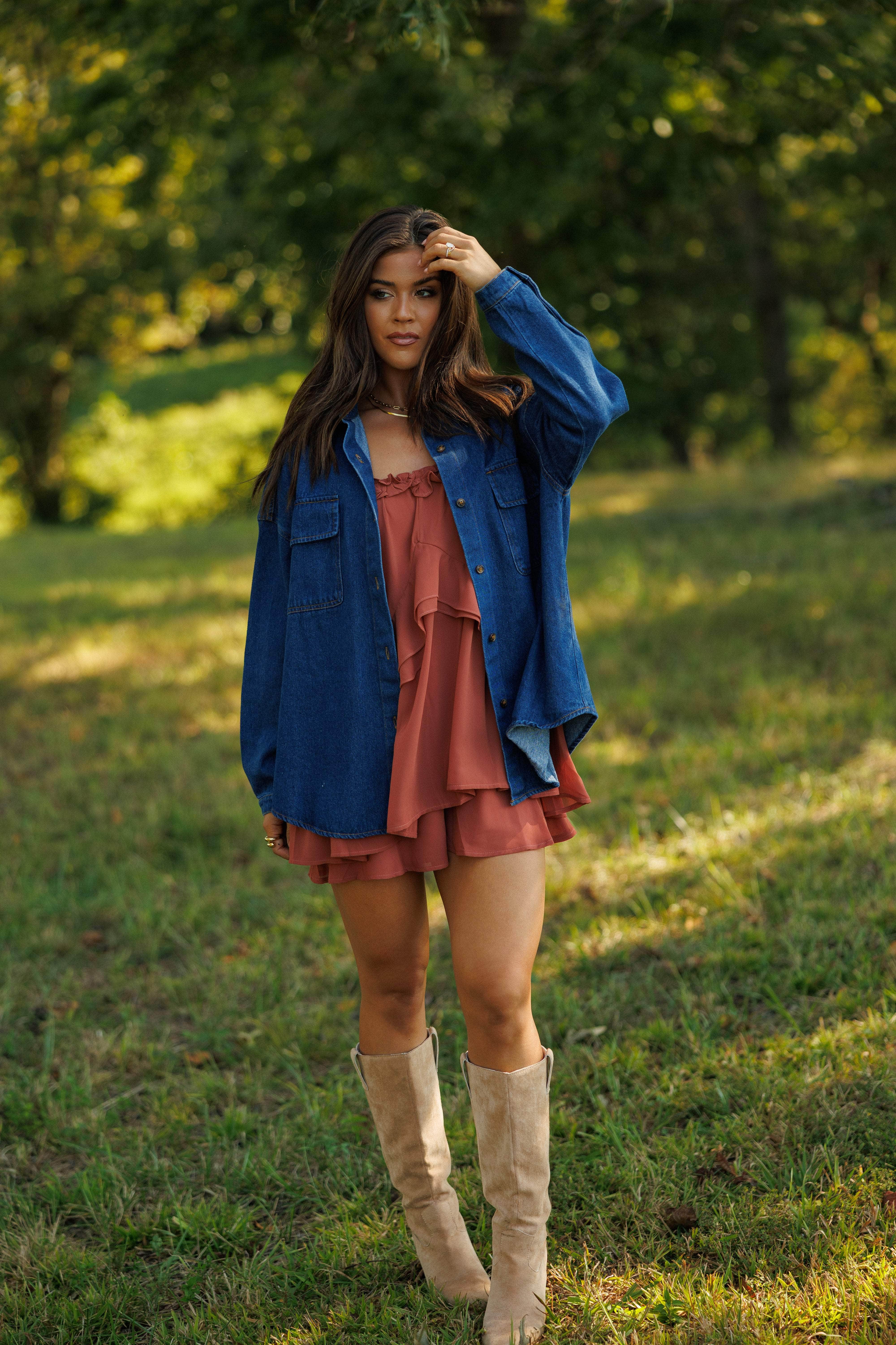 Willow Blues Denim Top - Image 5