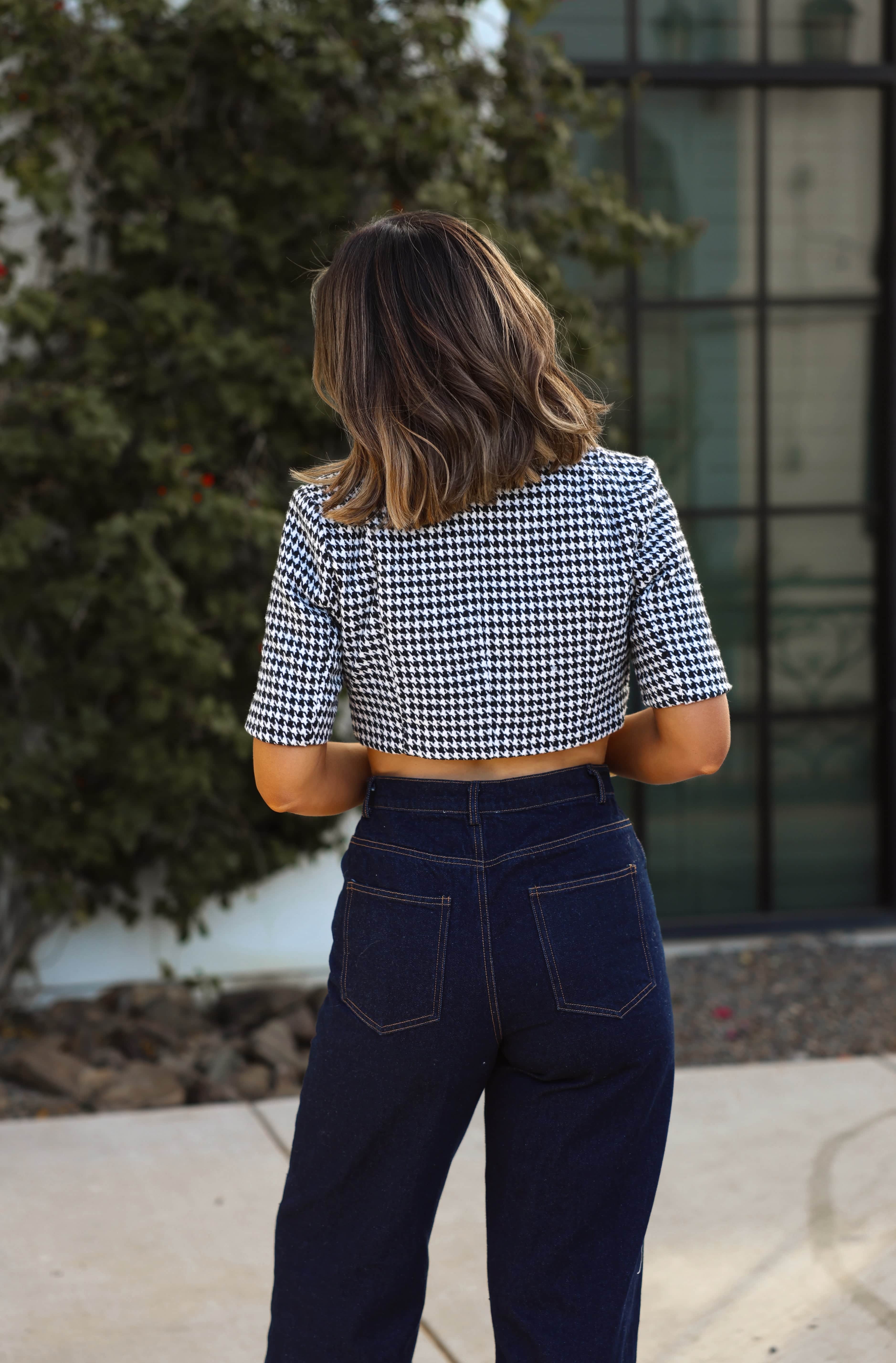 Houndstooth Holiday Jacket - Image 3