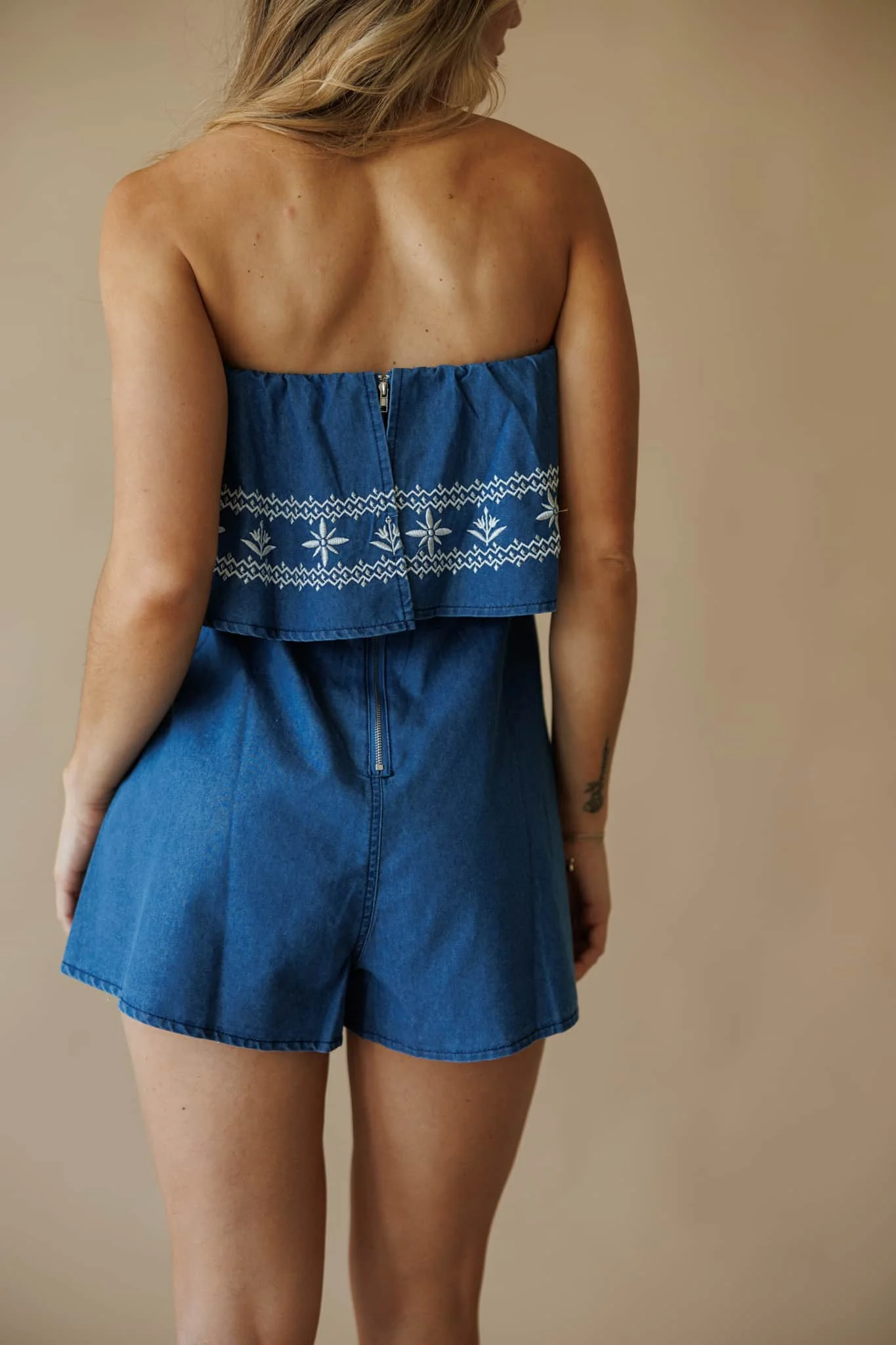 Indie Denim Romper - Image 2