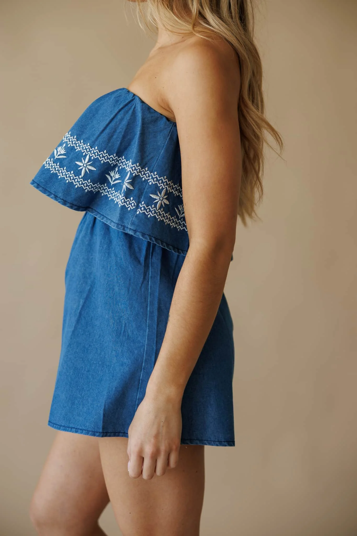 Indie Denim Romper - Image 5