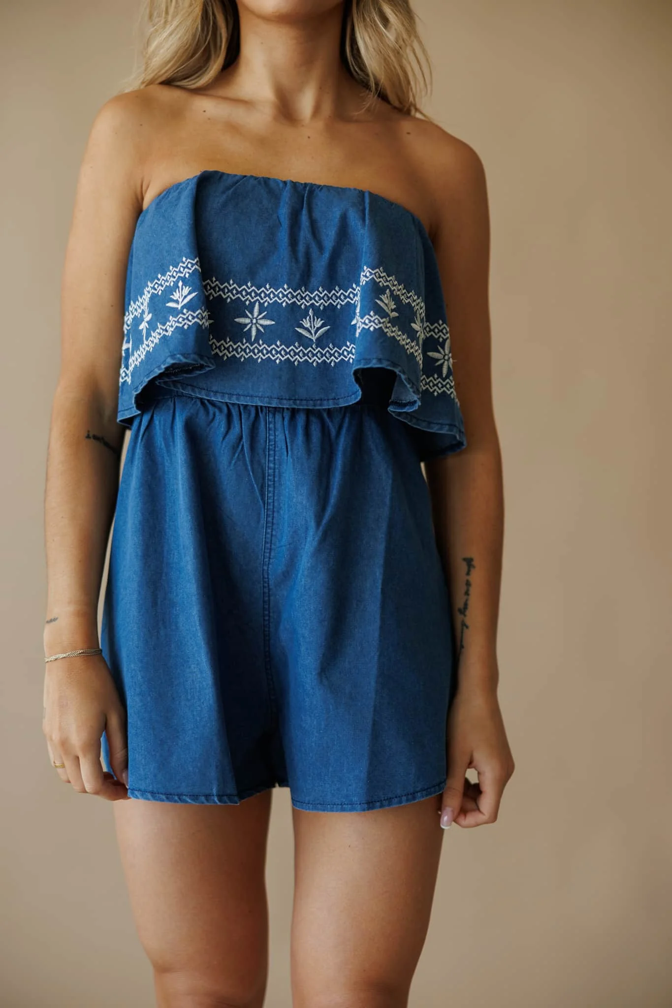 Indie Denim Romper - Image 6