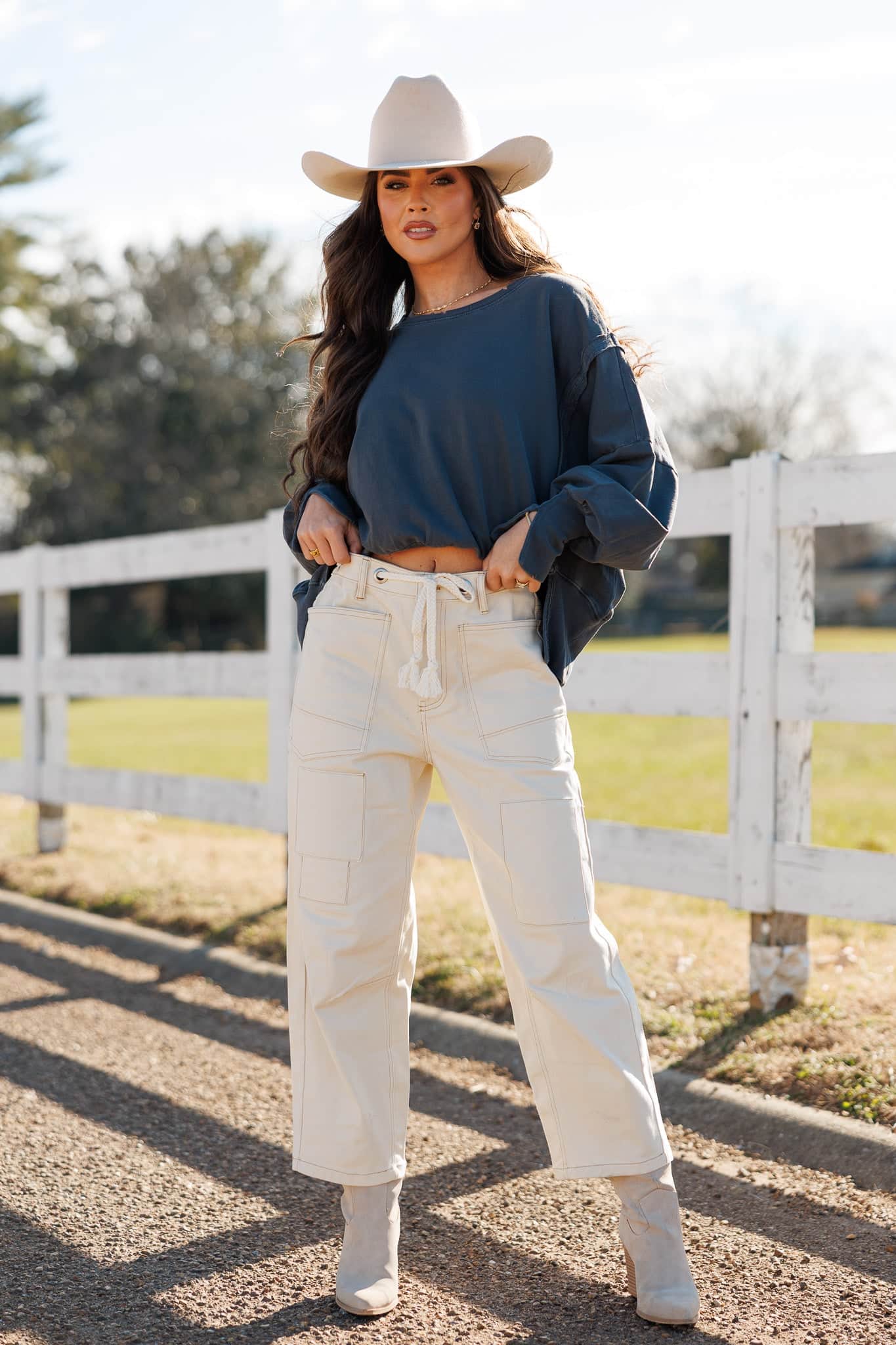 Barrel Patch Pocket Pants - Image 2