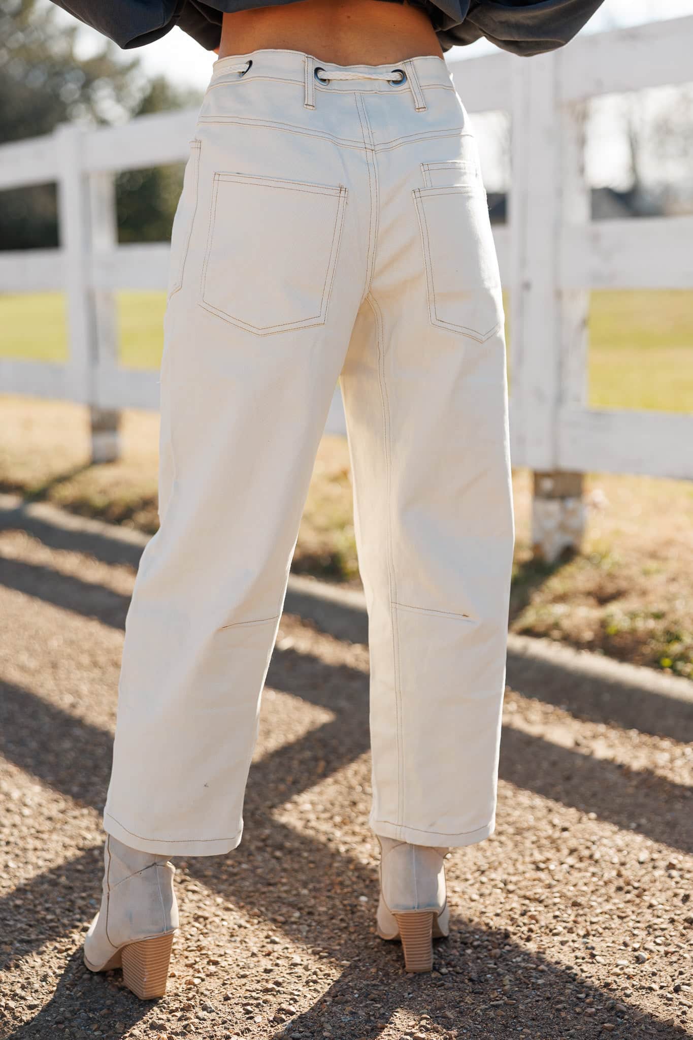 Barrel Patch Pocket Pants - Image 3