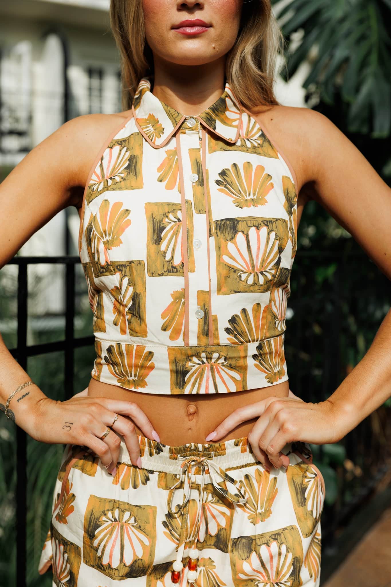 The Seashell Social Halter Top - Image 3