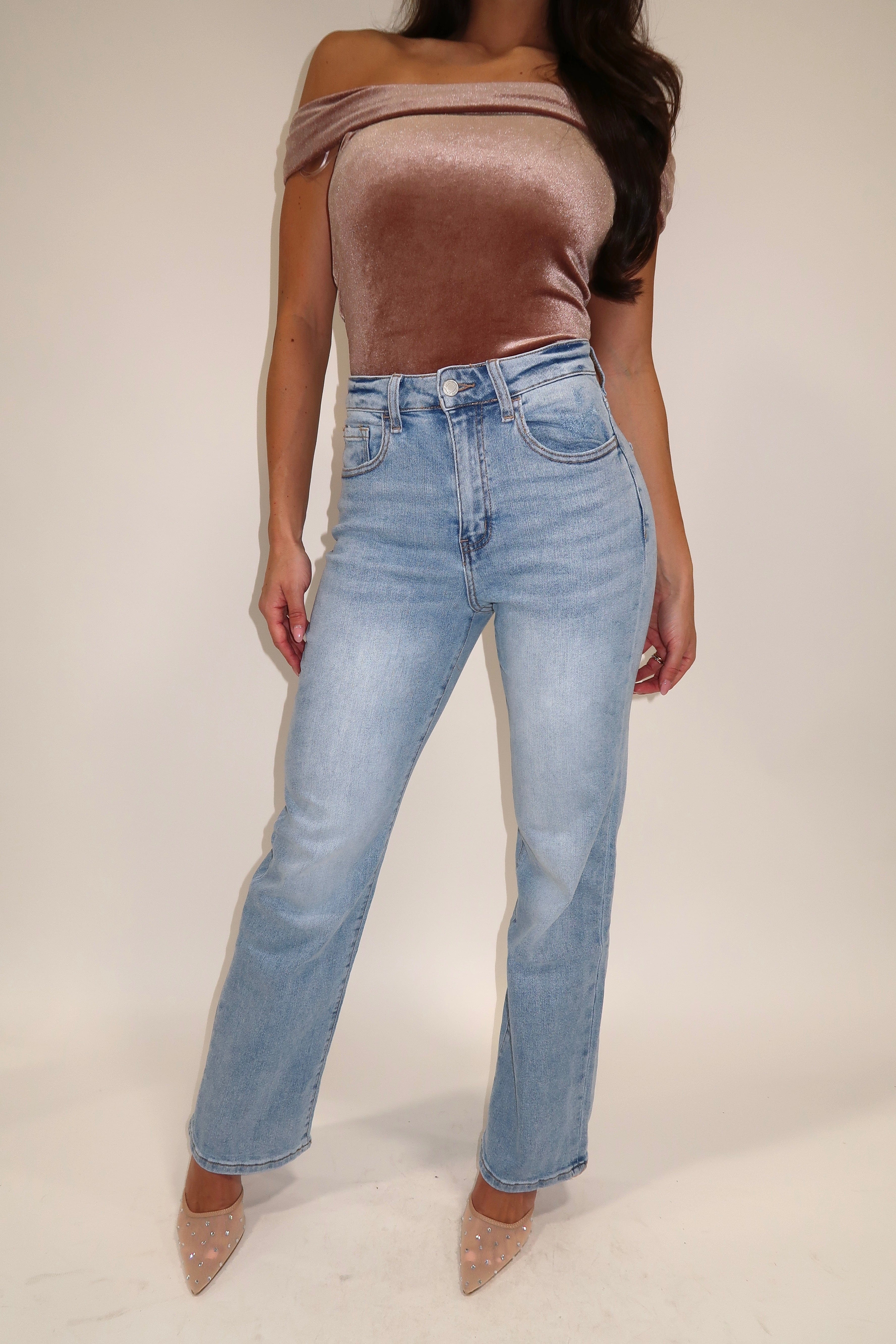 Jules High Rise Vintage Flare Denim - Image 3