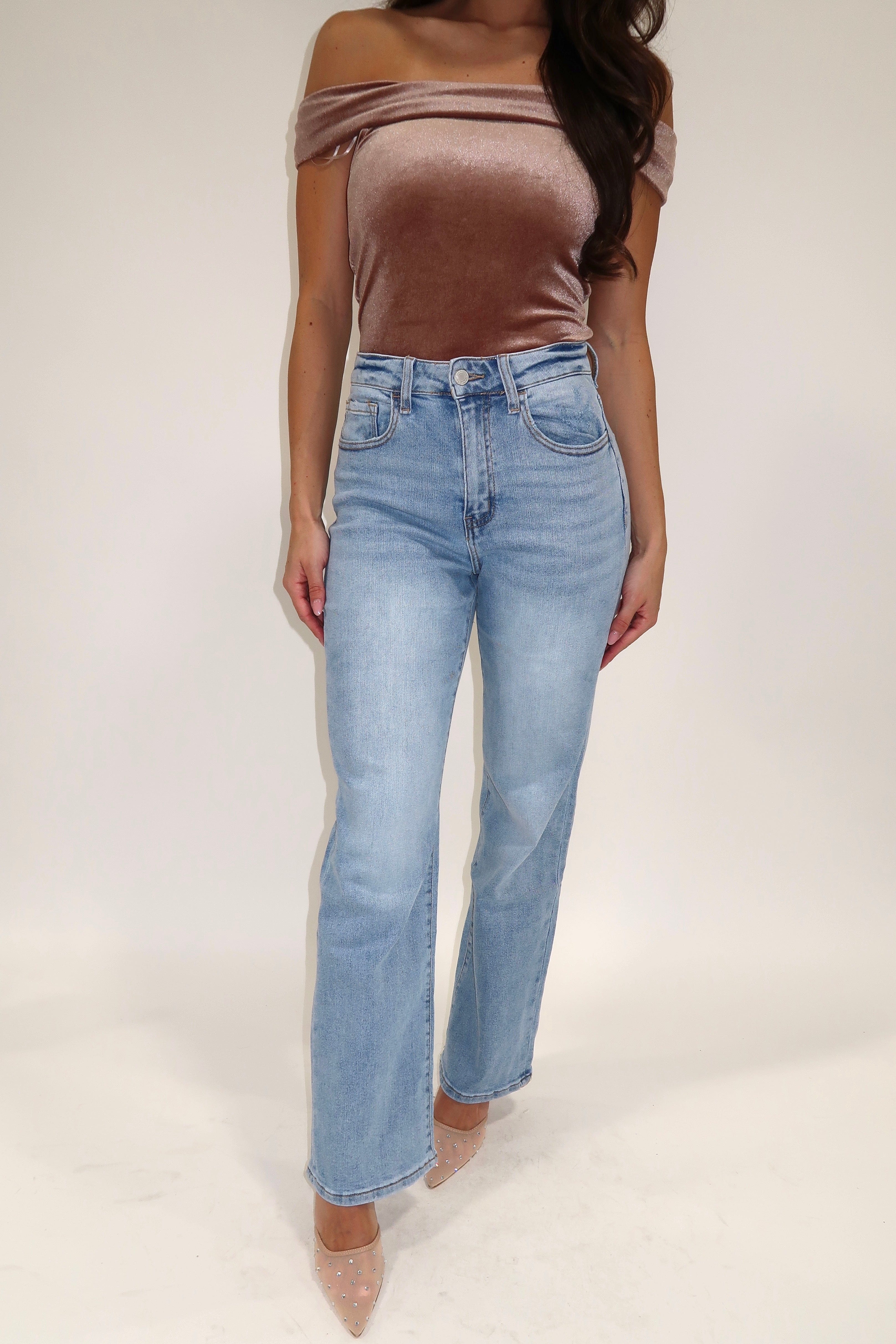 Jules High Rise Vintage Flare Denim - Image 6