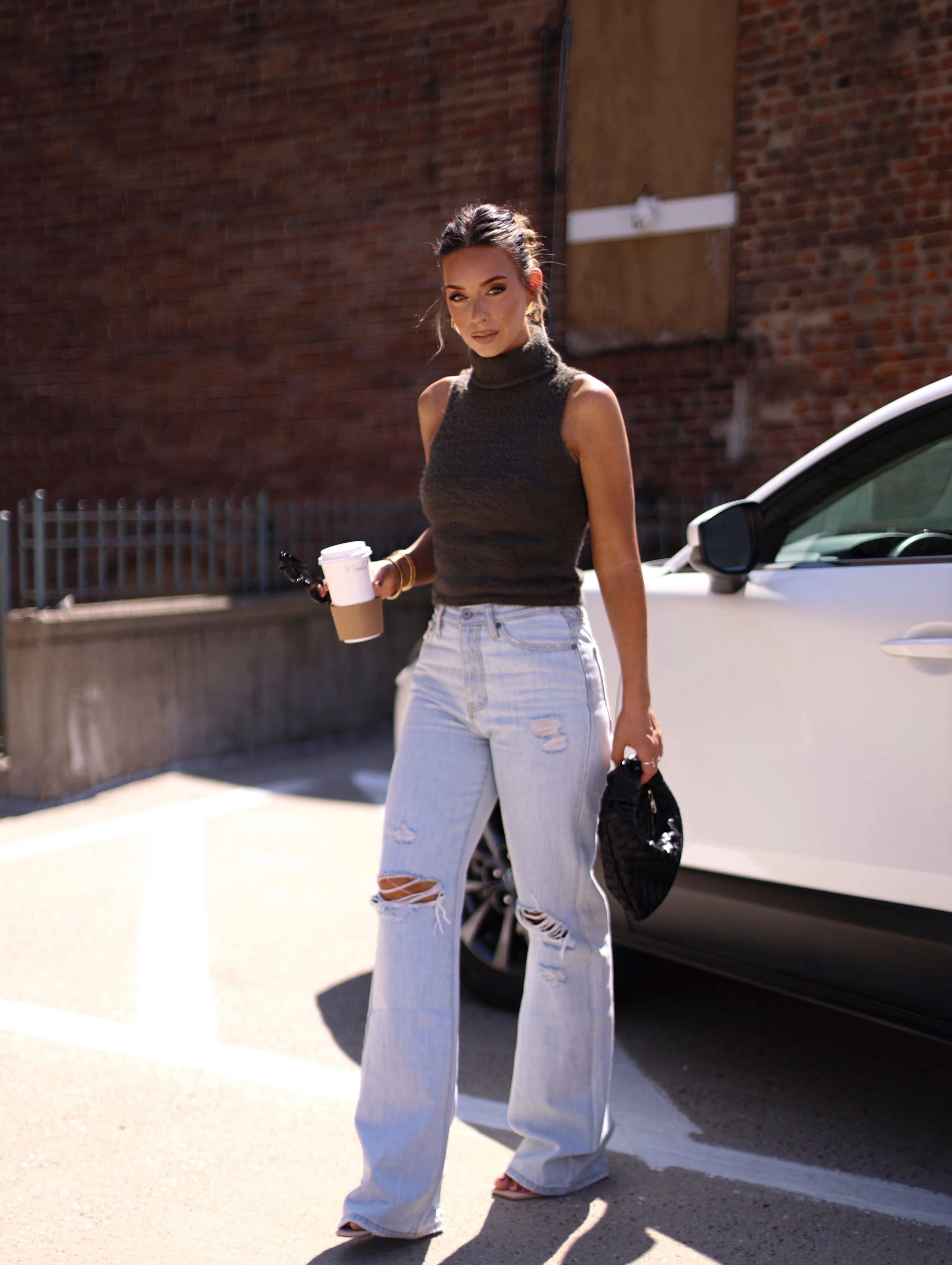 Kan Can Ultra High Rise 90's Flare Denim - Image 7