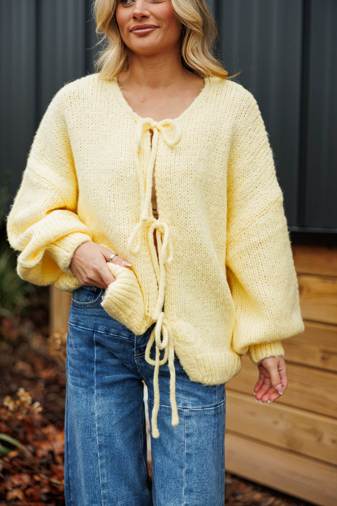 Knotted Up Cozy Cardigan - Image 2