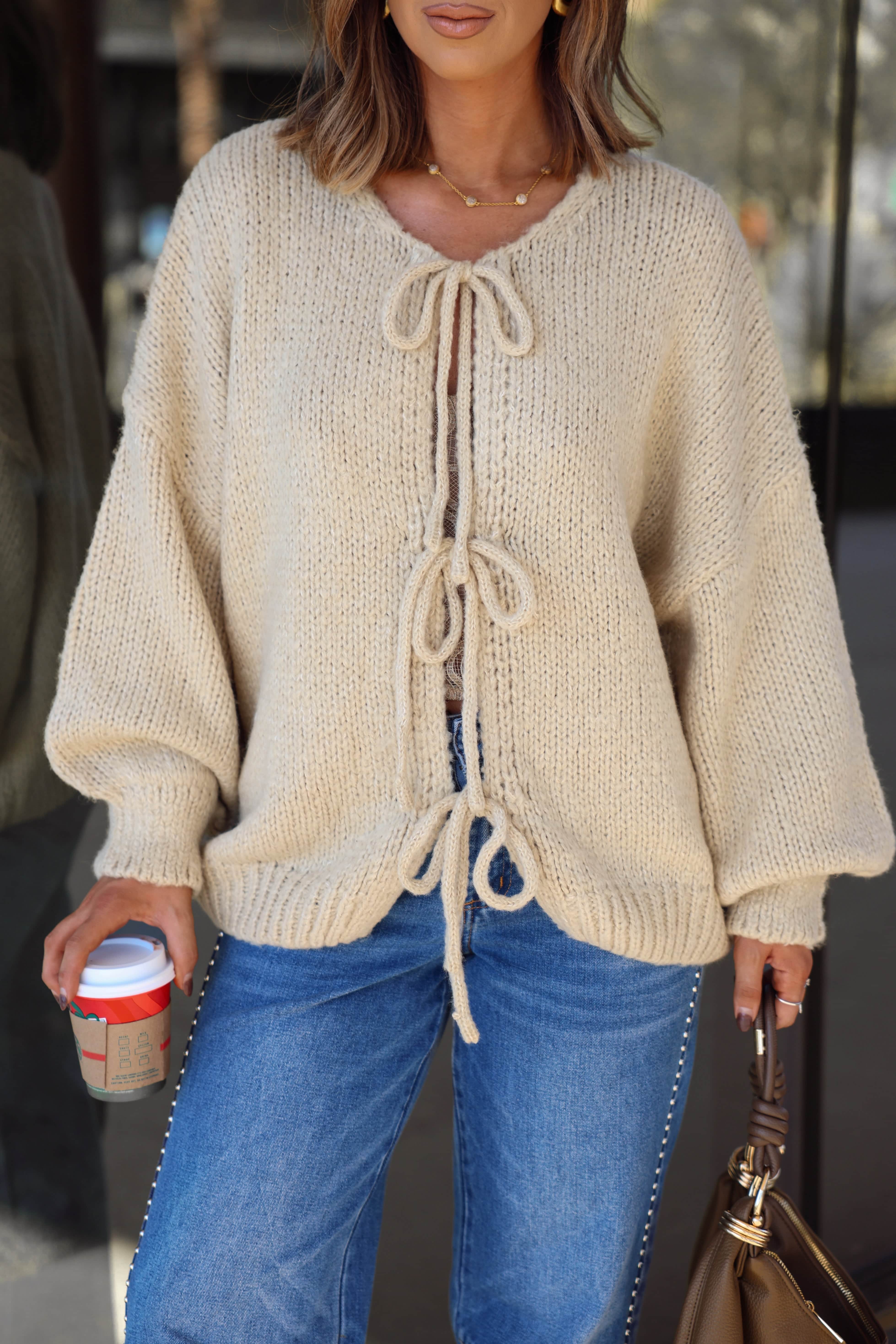 Knotted Up Cozy Cardigan - Image 6
