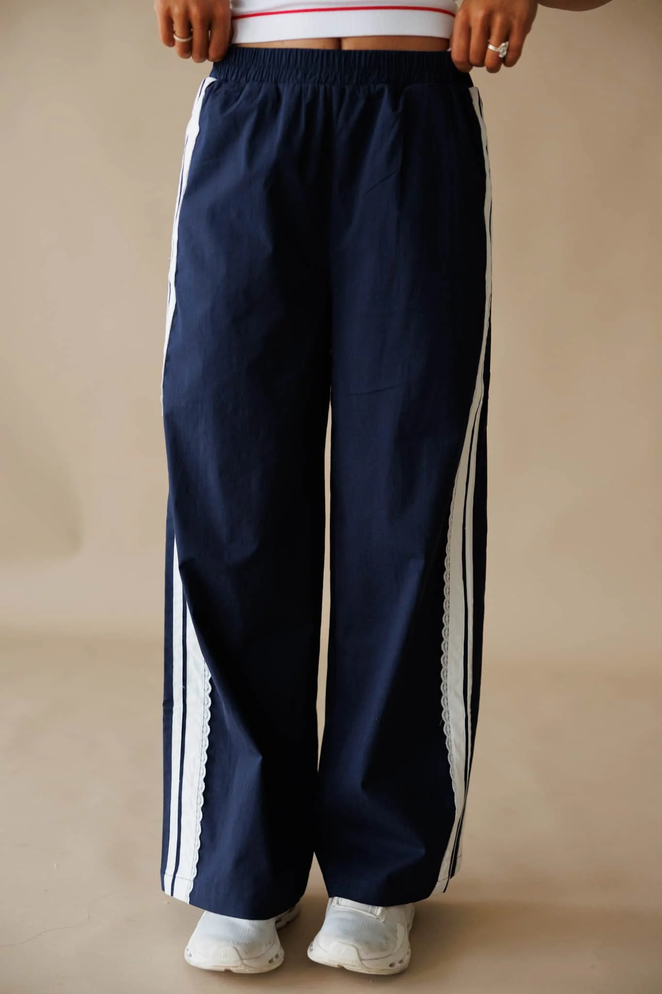 Lace Side Stripe Track Pants - Image 7