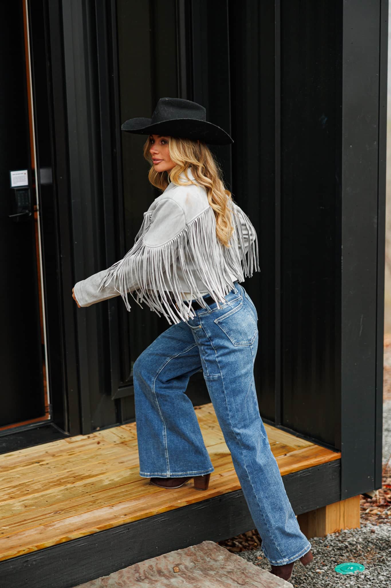 Midland Stretch Wide Leg Jean - Image 5