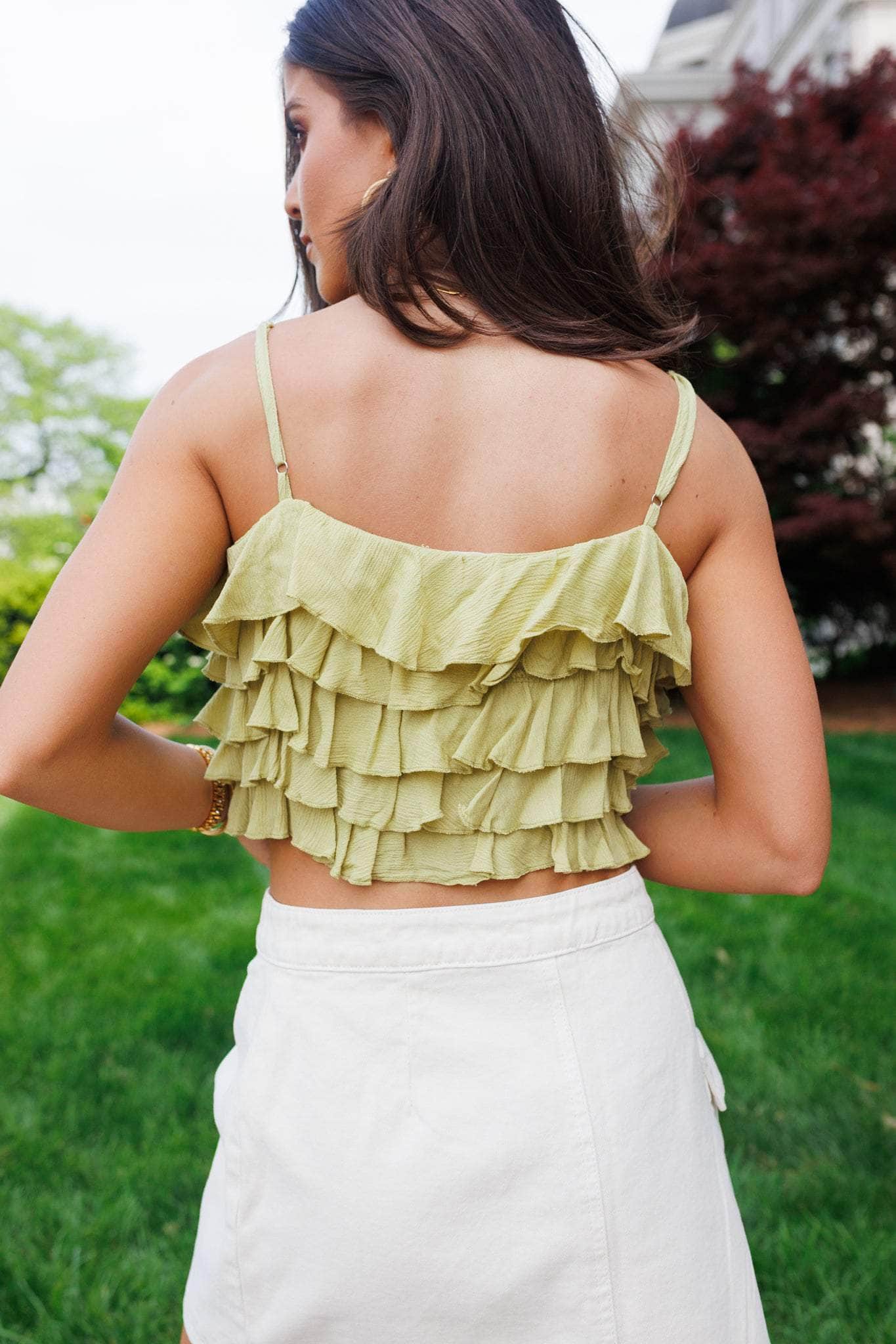 Loveliness Ruffle Tank - Image 3