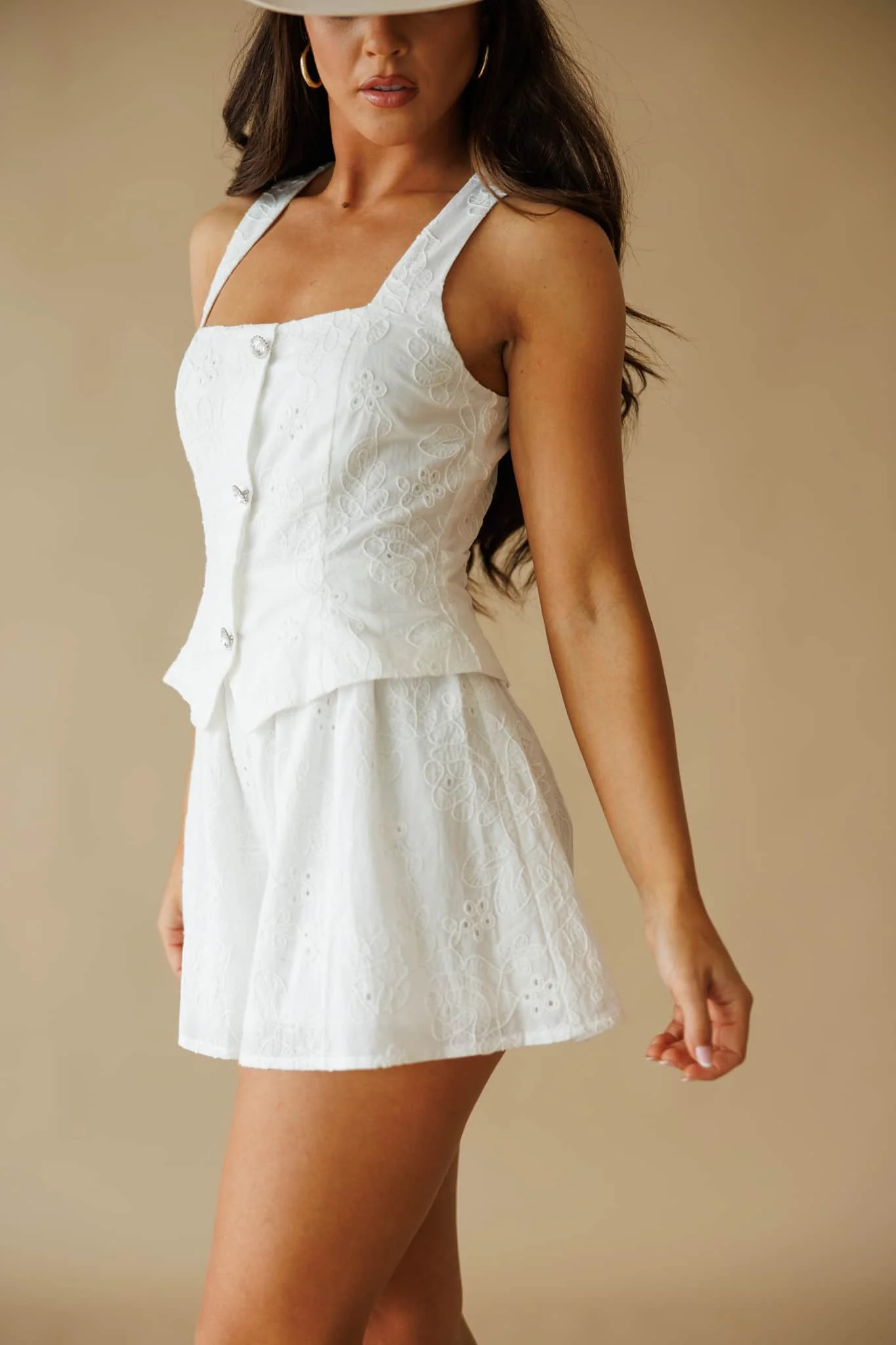 [Pre-Order!] Newly Yours Eyelet Romper - Image 4