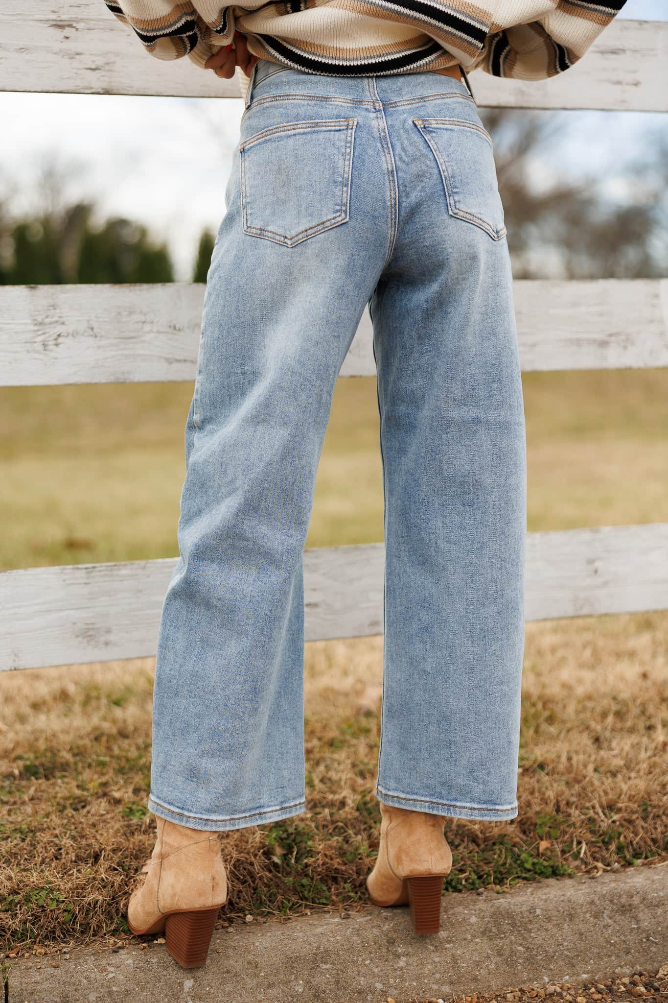 High Rise Curve Barrel Stretch Jeans - Image 3