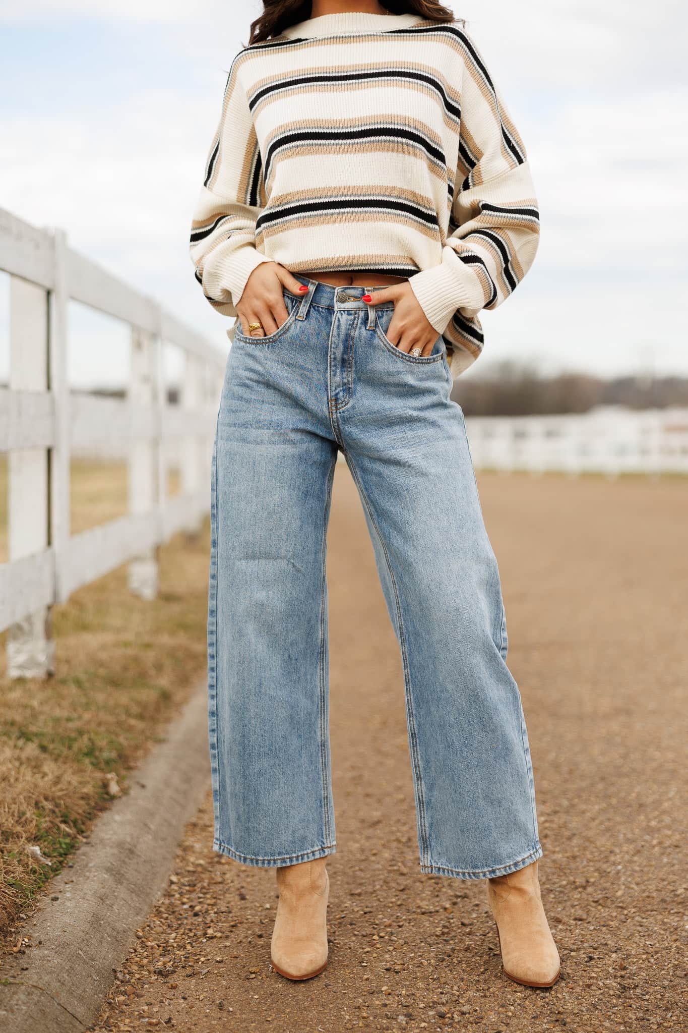 High Rise Curve Barrel Stretch Jeans - Image 7