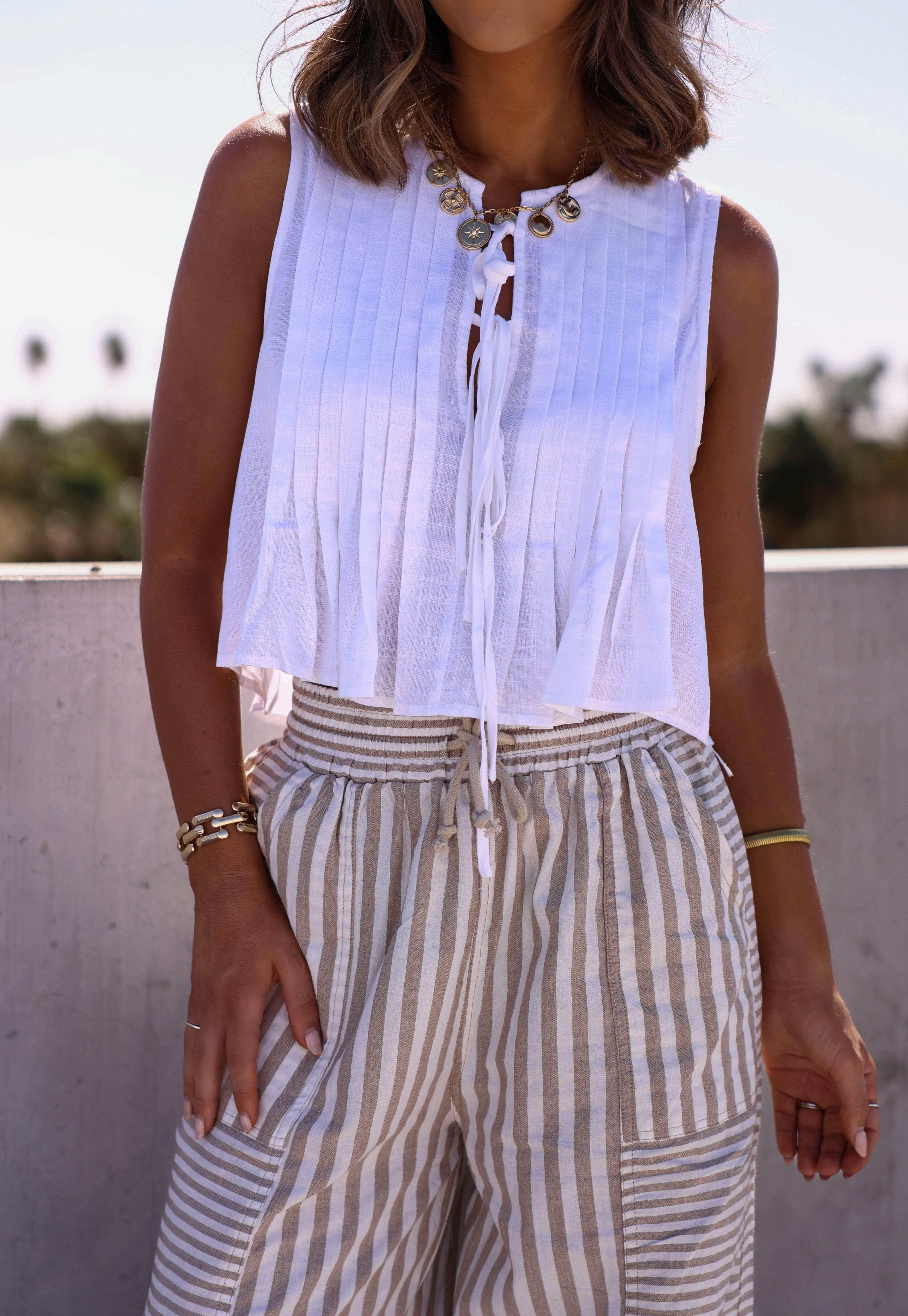 Pleated Tie Tank - Image 7