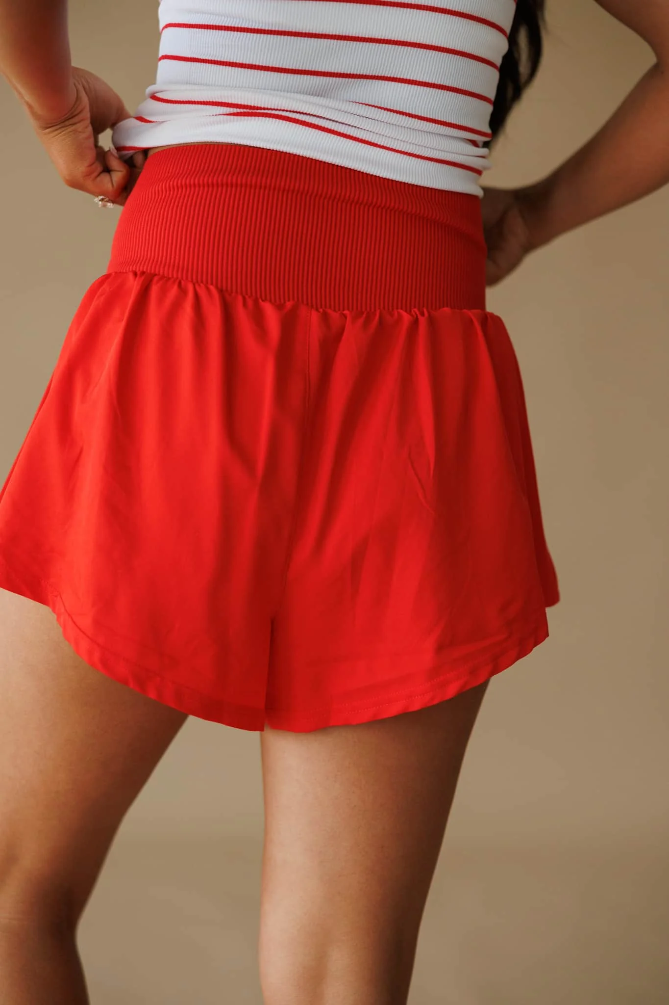Red Compression Shorts - Image 4
