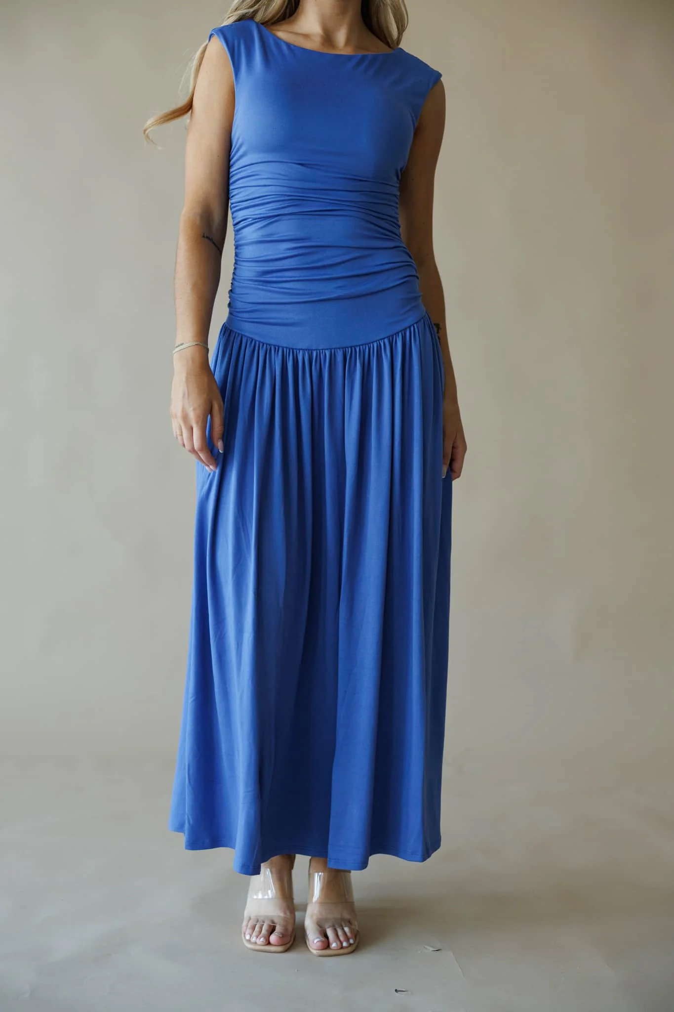 Ruched Maxi Dress - Image 3