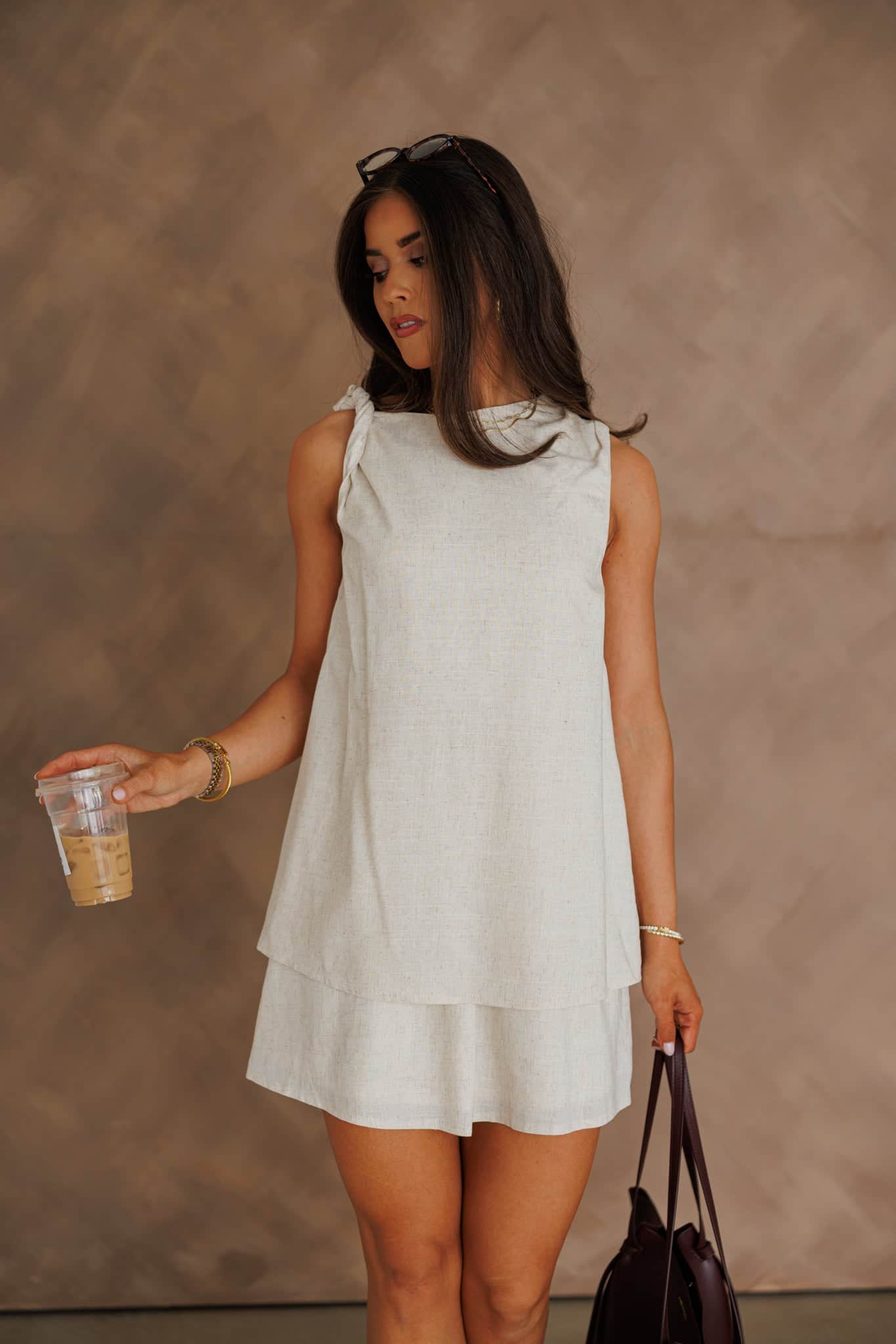 Shoreline Shift Linen Dress - Image 5